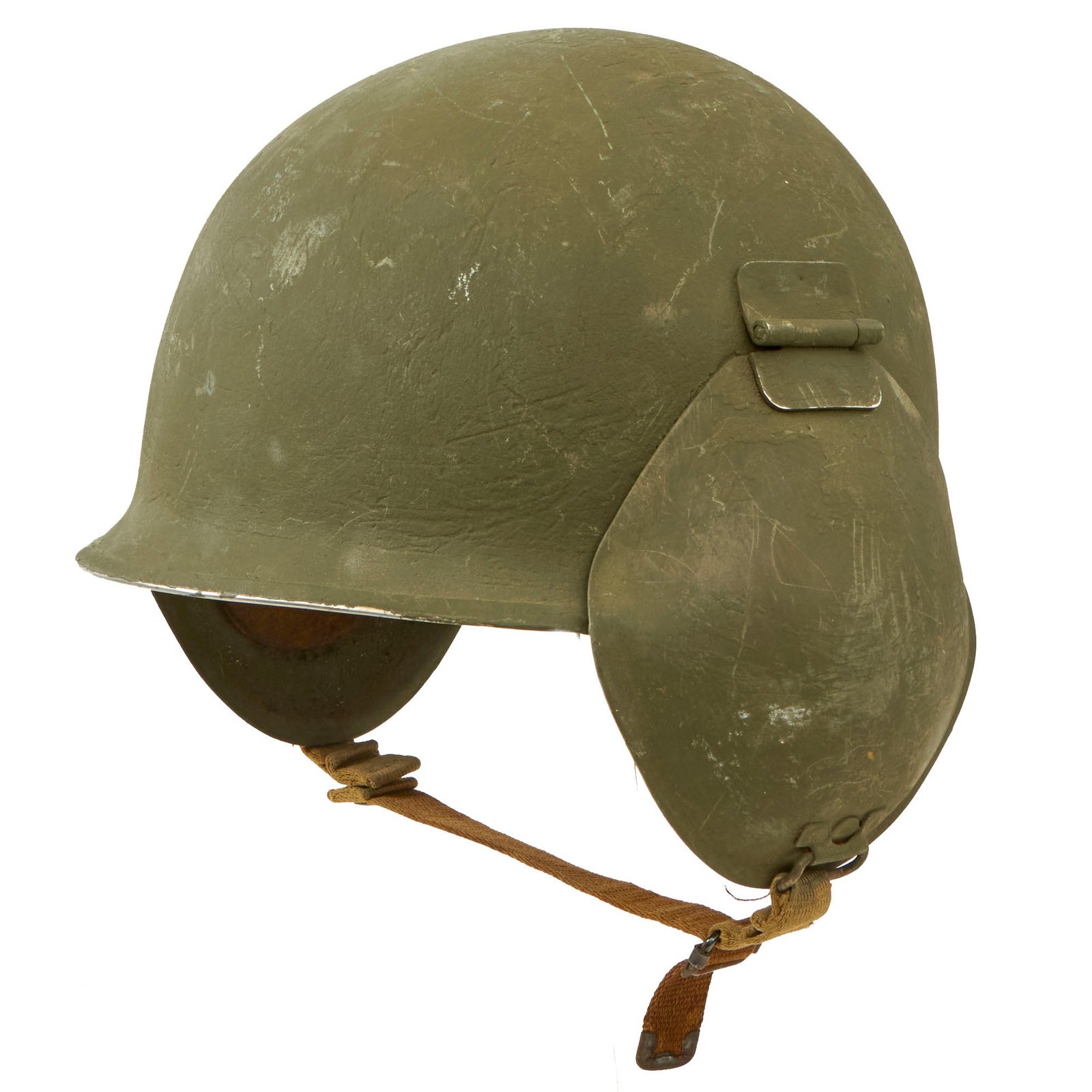 Buy Original U.S. WWII USAAF Bomber Crew M3 Steel FLAK Helmet | Original Firearms Antique For Sale