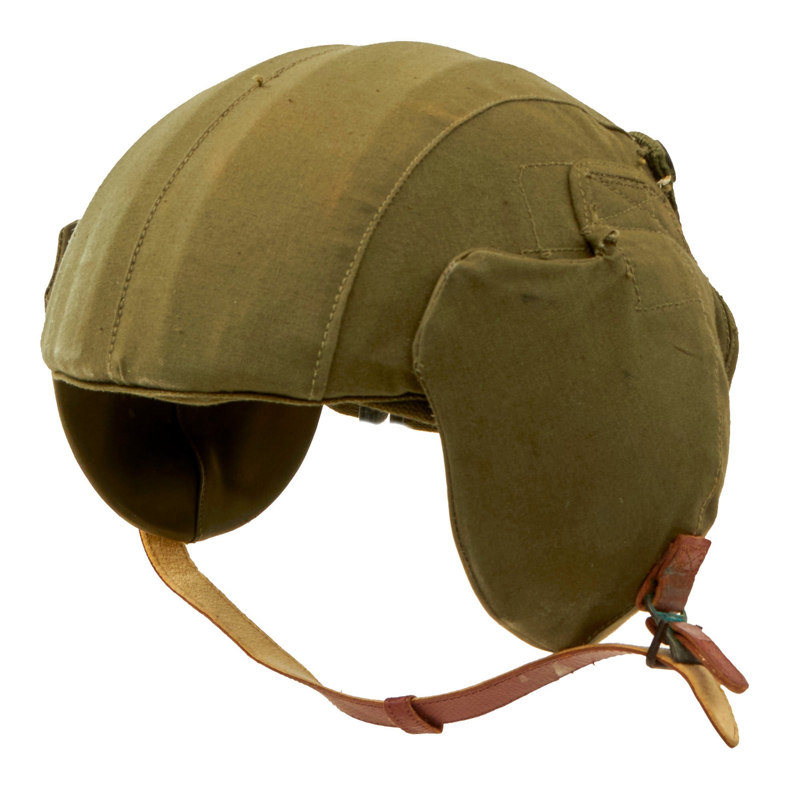 Buy Original U.S. WWII USAAF Bomber Crew M4A2 Flak Helmet - Complete | Original Firearms Antique For Sale