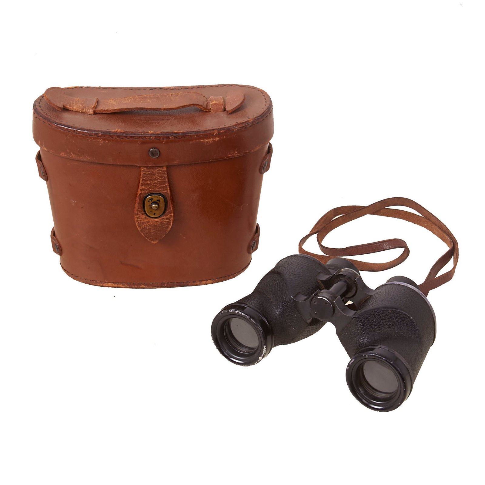 Buy Original U.S. Korean War M9 6x30 Binoculars by Bausch & Lomb with M17 Leather Case - Serial 23551 | Original Firearms Antique For Sale