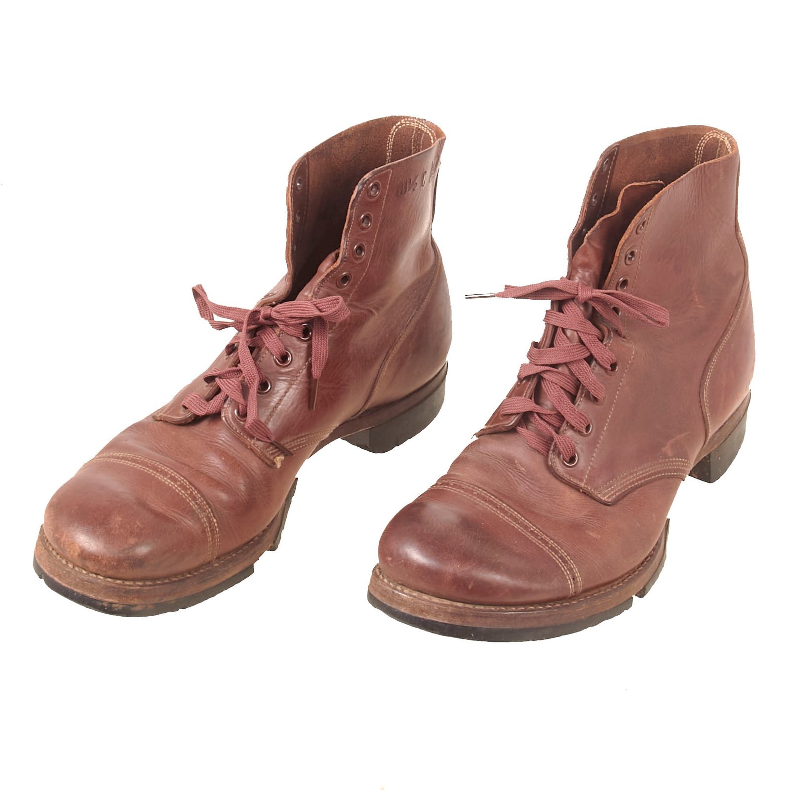 Buy Original U.S. WWII Model 1939 American Service Shoe Low Boots - Size 10½C | Original Firearms Antique For Sale