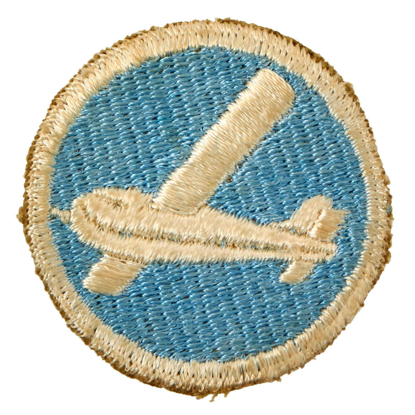 Buy Original U.S. WWII Airborne Early Glider Infantry Garrison Cap Patch | Original Firearms Antique For Sale