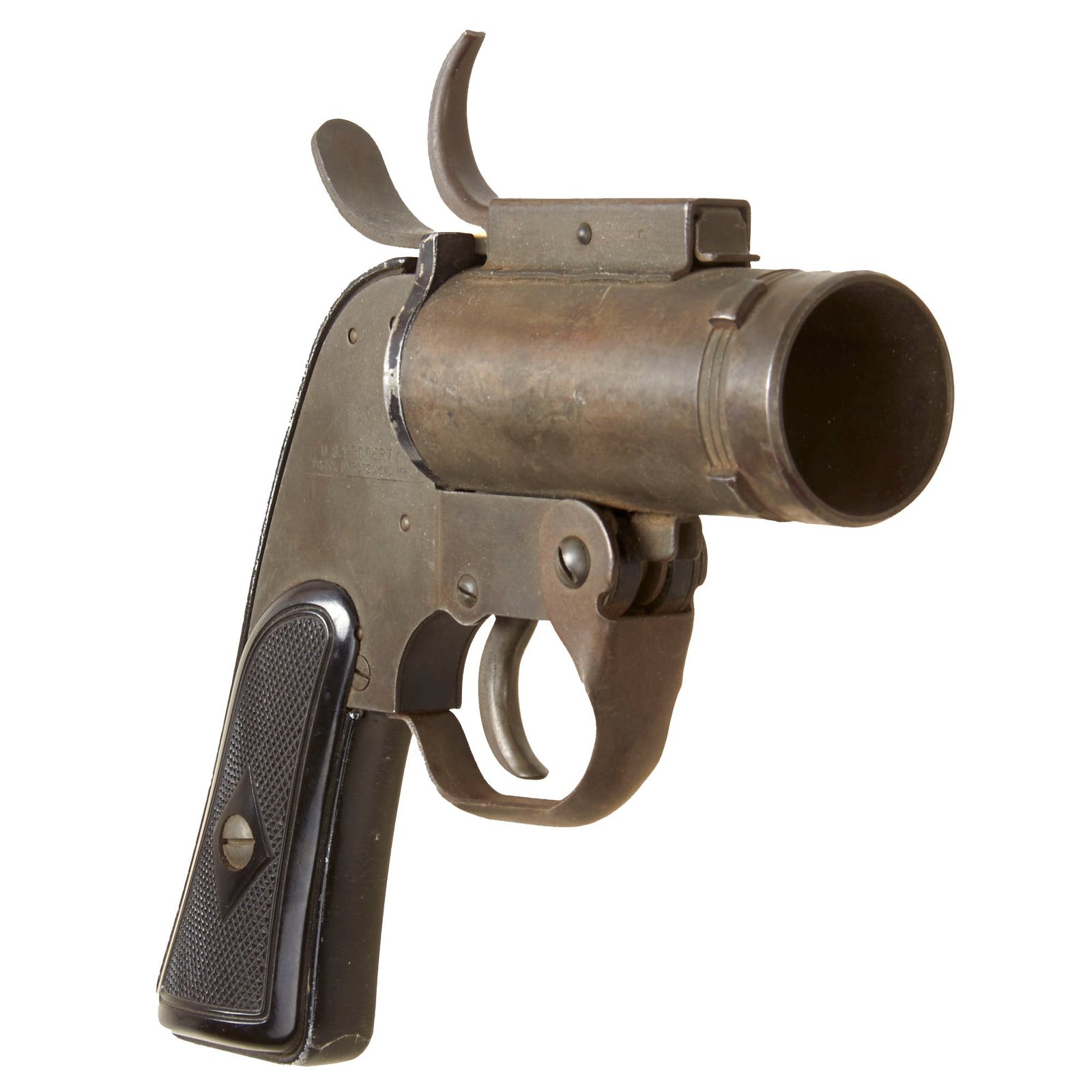 Original U.S. WWII M8 Pyrotechnic 37mm Flare Signal Pistol by SWC - Serial 262463