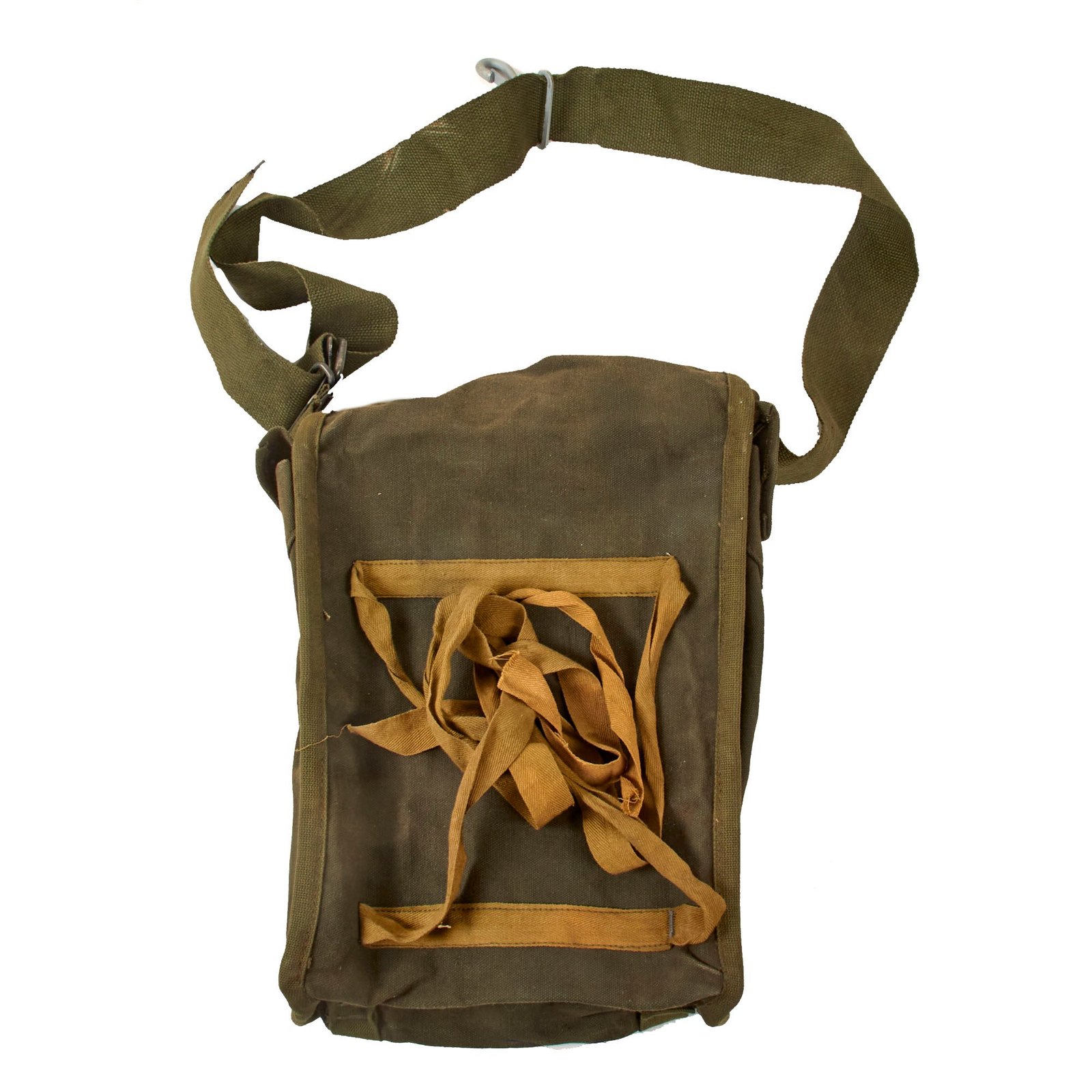 Original U.S. WWII Airborne Paratrooper Demolition Bag with Retained Hook