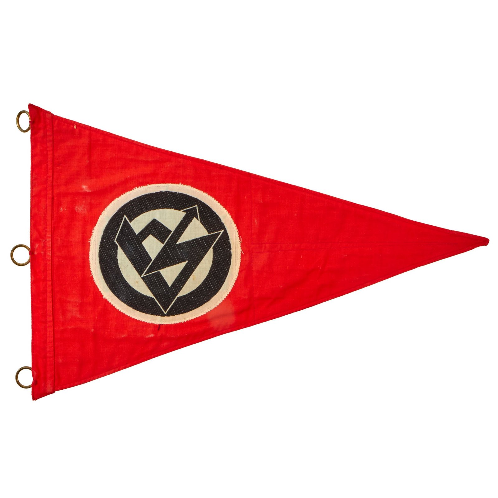 Buy Original German WWII SA Vehicle Staff Car Pennant Flag with RZM A4 / 655 Tag - Unissued | Original Firearms Antique For Sale