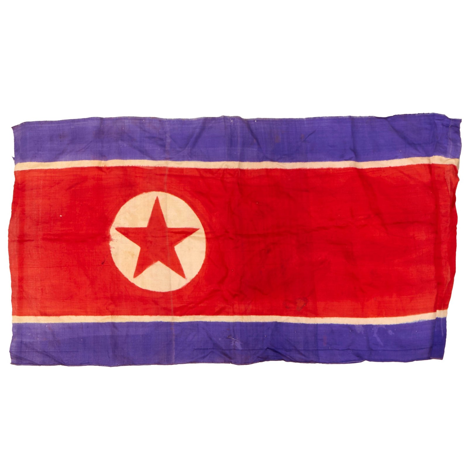 Buy Original U.S. Korean War “Captured” Flag of North Korea - 20½ x 38½” | Original Firearms Antique For Sale