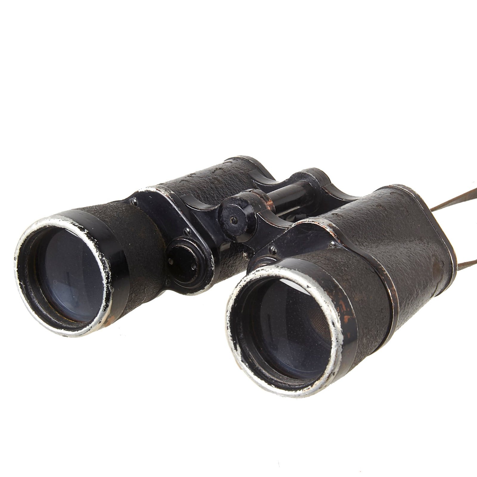 Buy Original German WWII Kriegsmarine Marked D.F. 7x50 Doppelfernrohr Binoculars by Carl Zeiss with Neck Strap | Original Firearms Antique For Sale