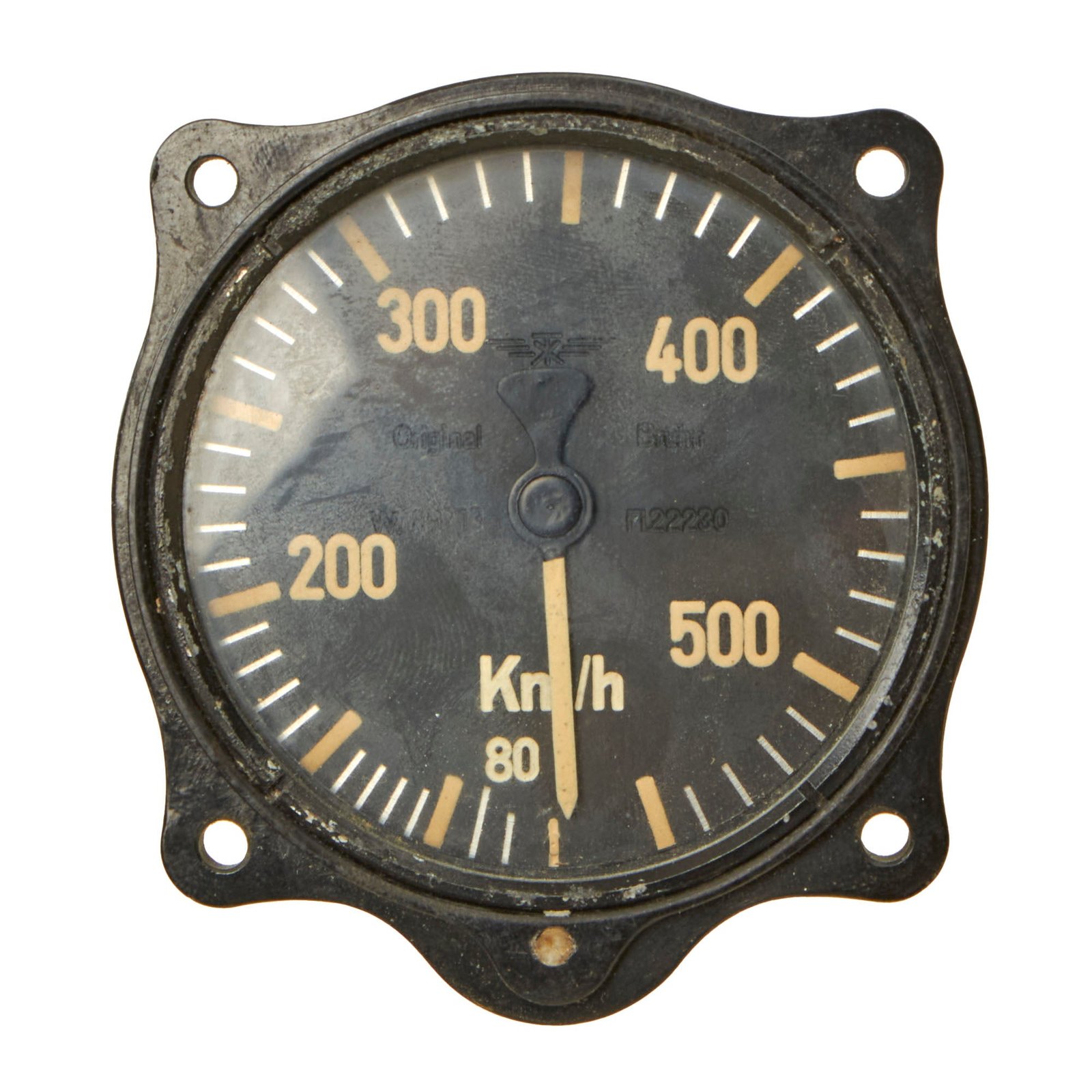 Buy Original German WWII Luftwaffe Heinkel HE 111 Aircraft Speed Indicator by Bruhn - Fl. 22230 | Original Firearms Antique For Sale
