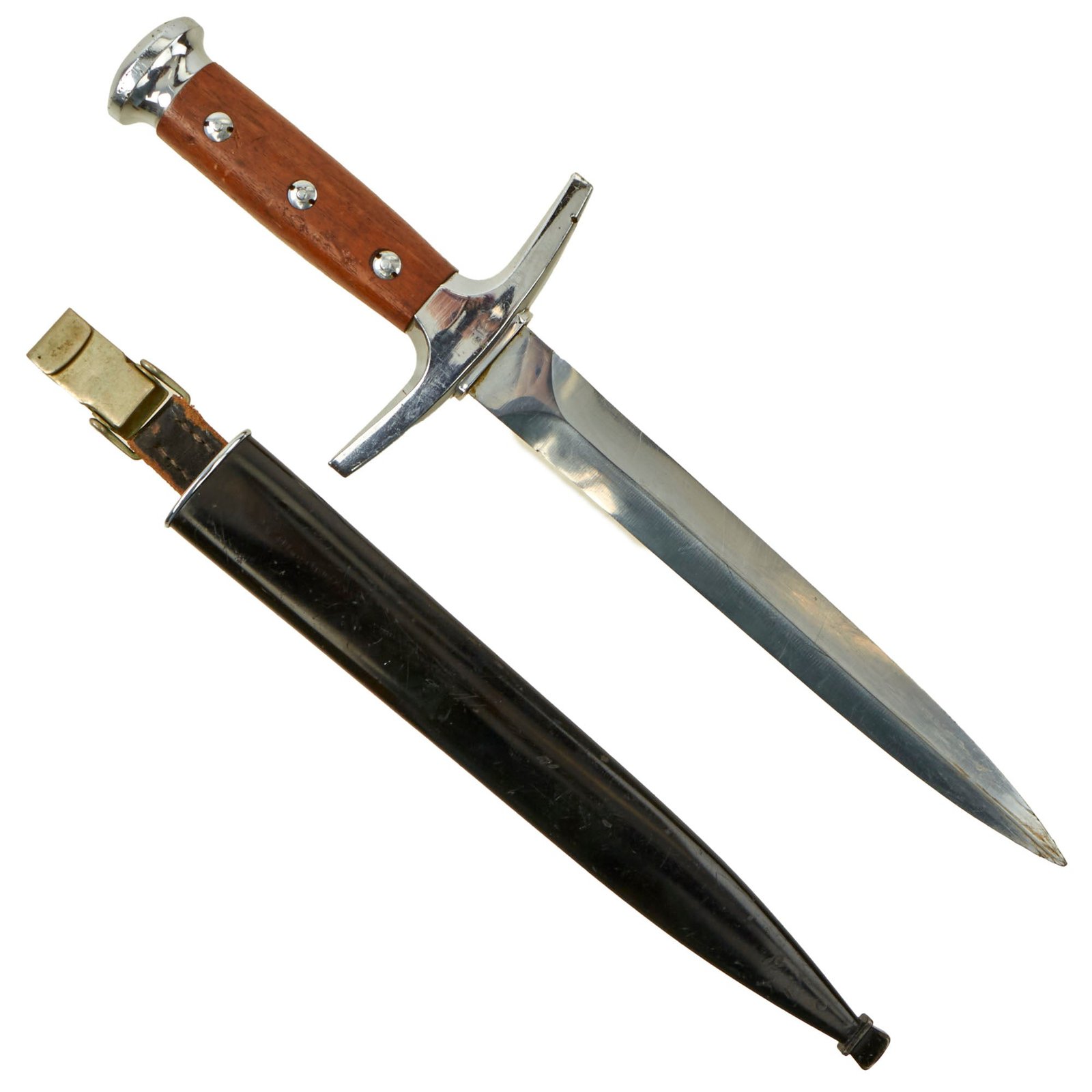 Buy Original WWII Swiss Model 1943 Officer's Dagger by Elsener Schwyz with Scabbard - No Serial Number | Original Firearms Antique For Sale