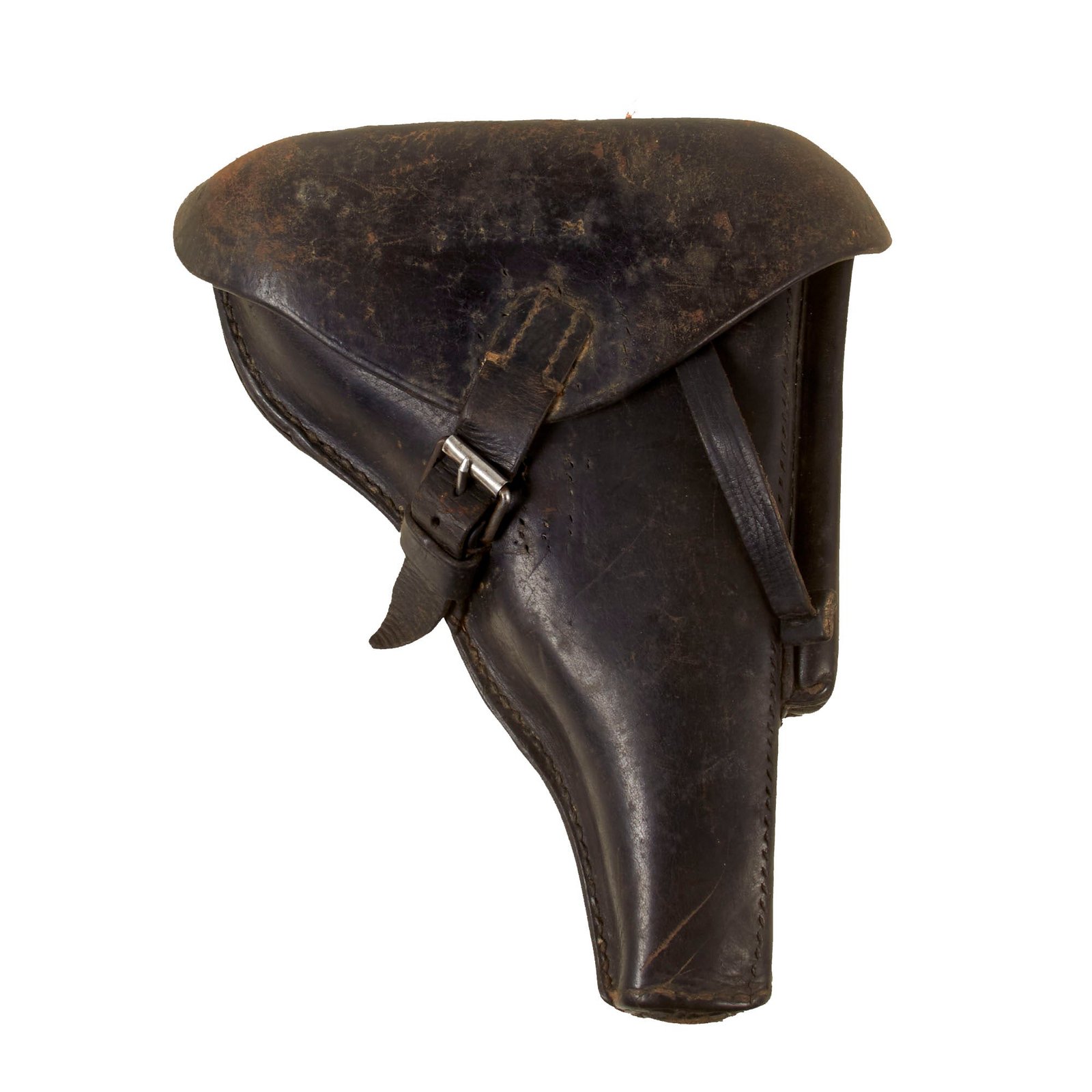 Buy Original German WWII Police P08 Luger Holster Refurbished for WWII Use & Captured by 82nd Airborne Division Veteran | Original Firearms Antique For Sale