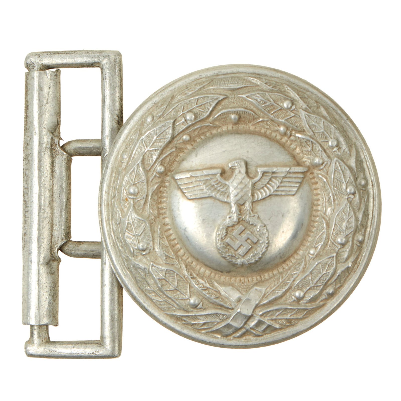 Buy Original German WWII Second Pattern Judicial Administration Official's Aluminum Belt Buckle by F. W. Assmann & Söhne - Dated 1937 | Original Firearms Antique For Sale