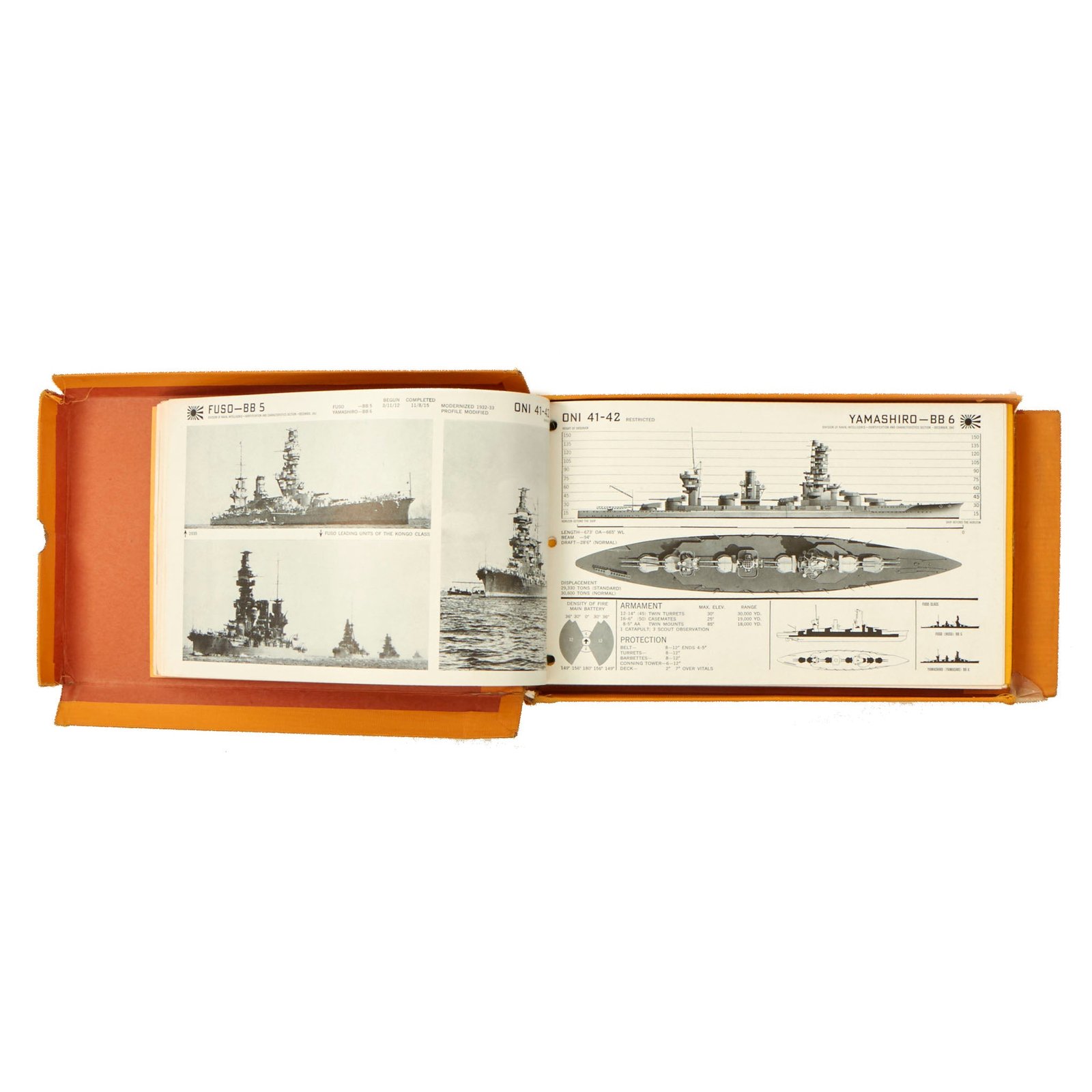 Buy Original U.S. WWII Office of Naval Intelligence ONI 41-42 Japanese Naval Vessels Identification Guide Book | Original Firearms Antique For Sale