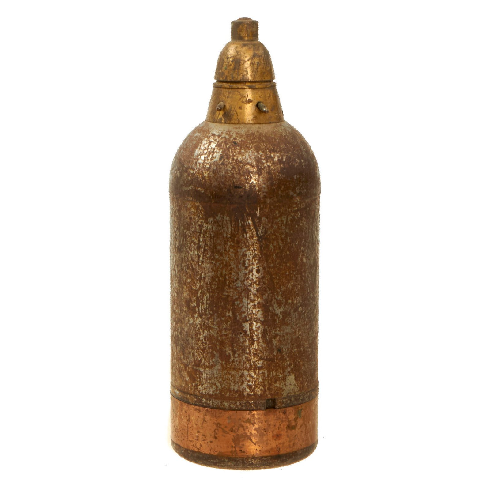 Buy Original Japanese WWII Inert Type 89 Knee Mortar 50mm Grenade Discharger Inert Round - Missing Paint - Dated 1941 | Original Firearms Antique For Sale