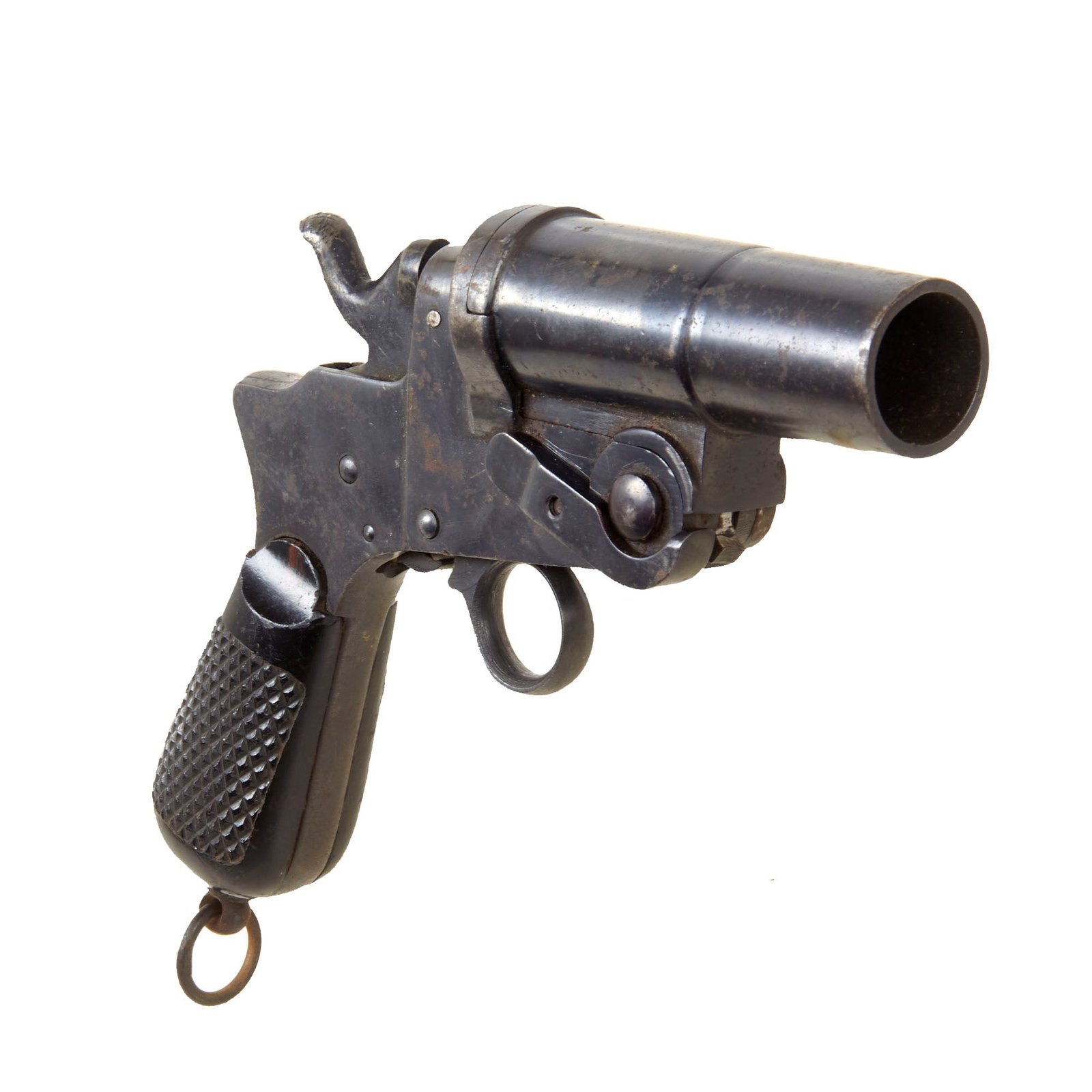 Original Italian WWII Model 1900 Flare Gun Dated 1943 by SAMT Torino