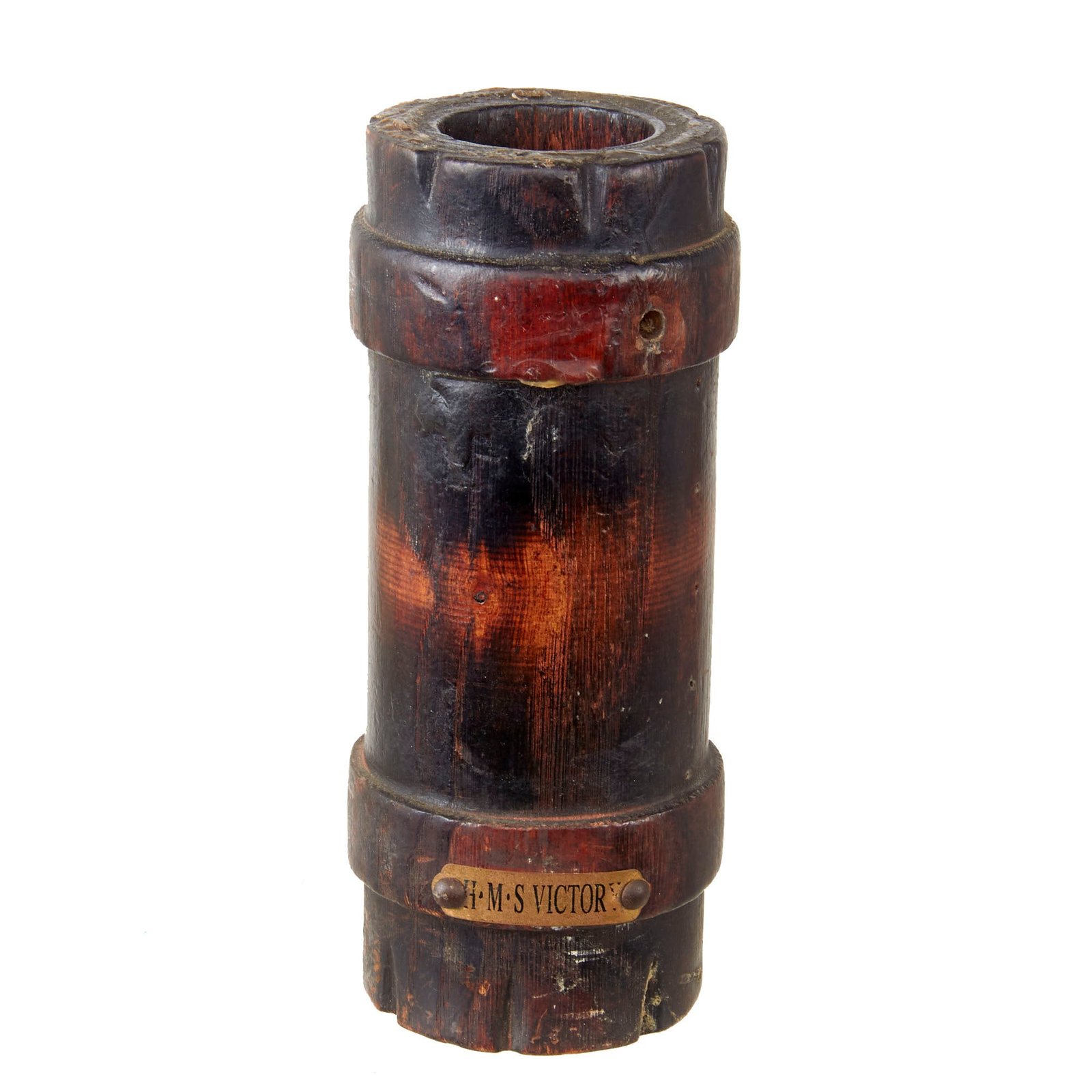 Original British Napoleonic Wooden Keg Made from Wood of the HMS Victory