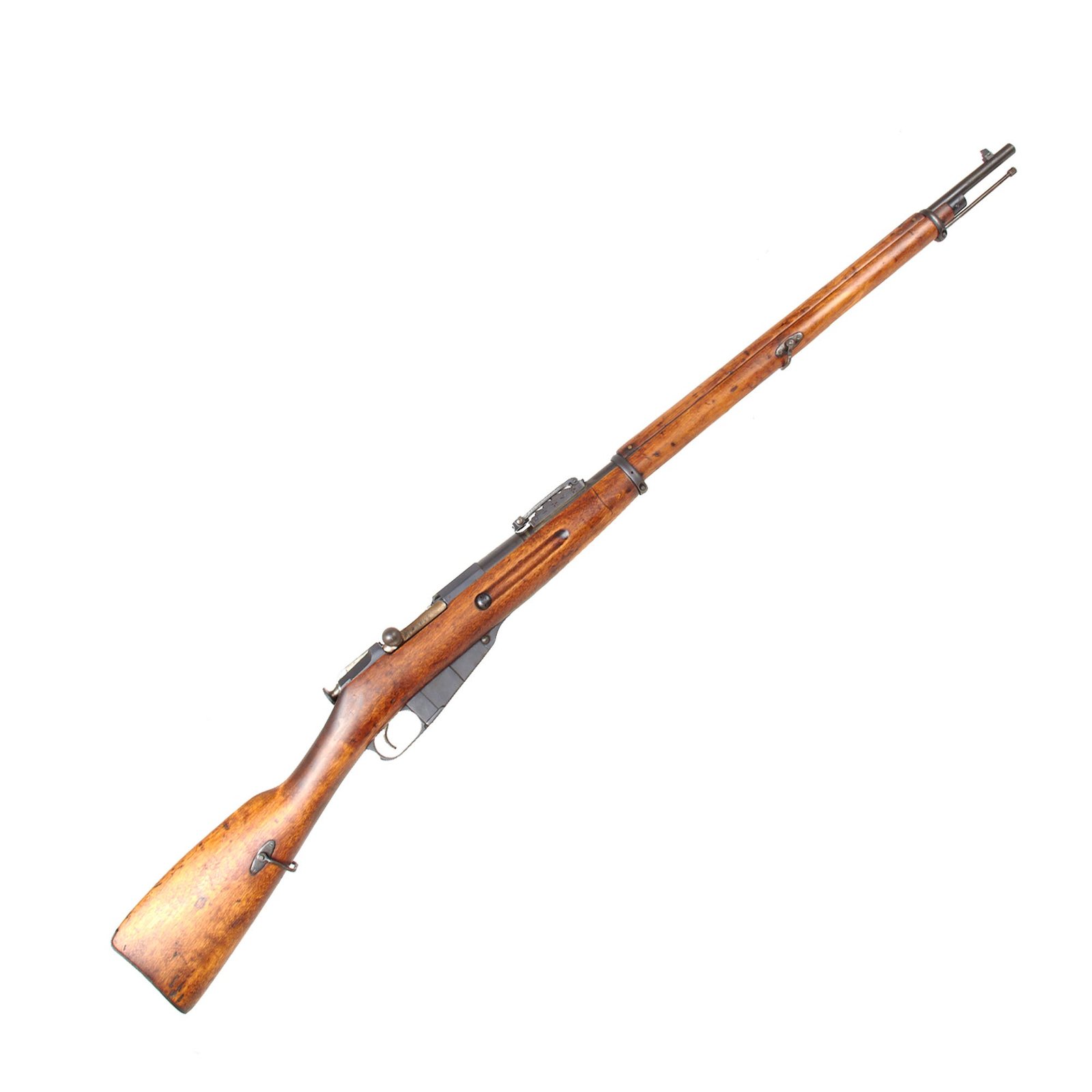 Original Finnish Continuation War Mosin-Nagant M/91 Infantry Rifle Serial 37416 with 1942 Dated Tikkakoski Barrel - Antique Sestroretsk Receiver Dated 1895