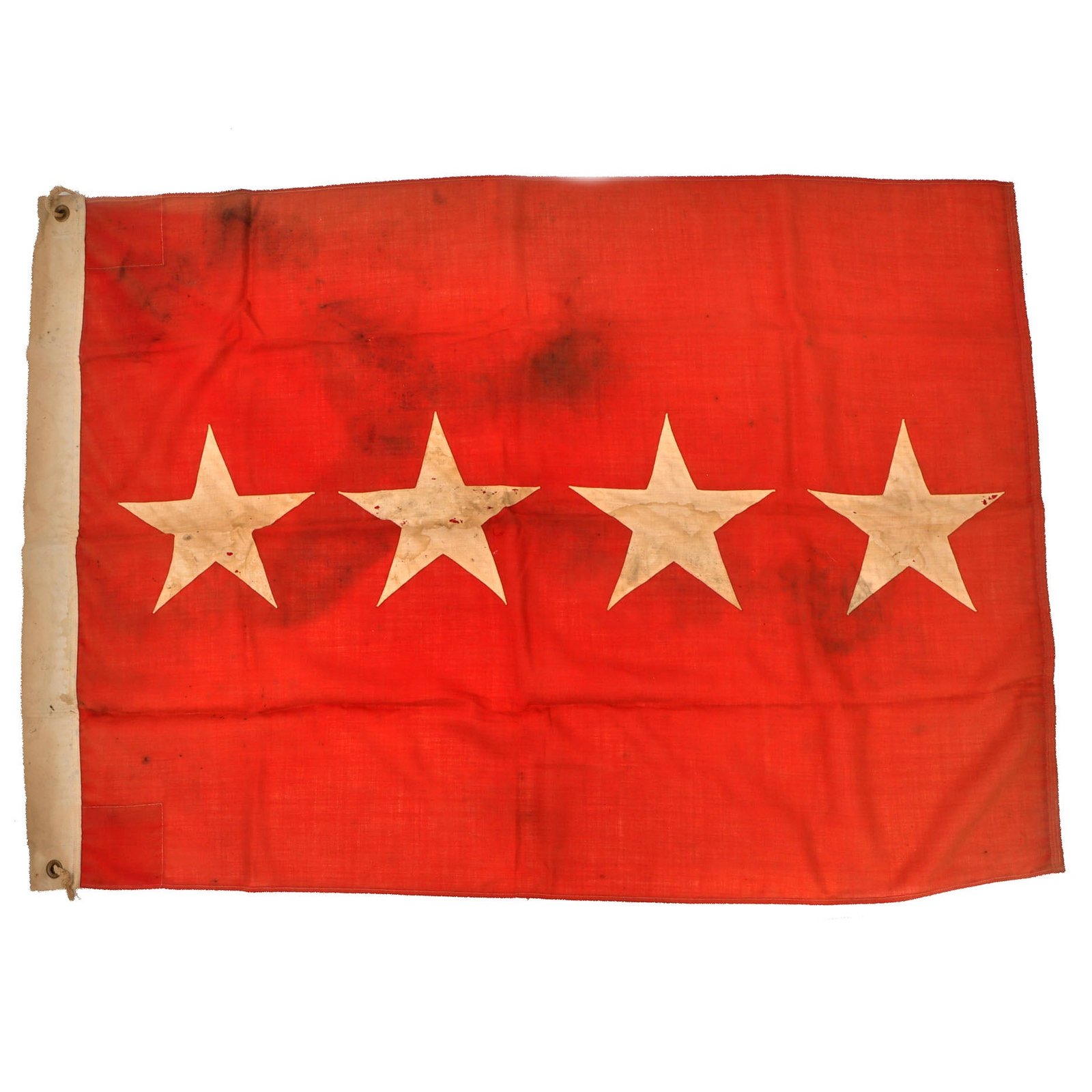 Original U.S. Korean War Era Four Star General’s Command Flag - 3 x 4 Feet