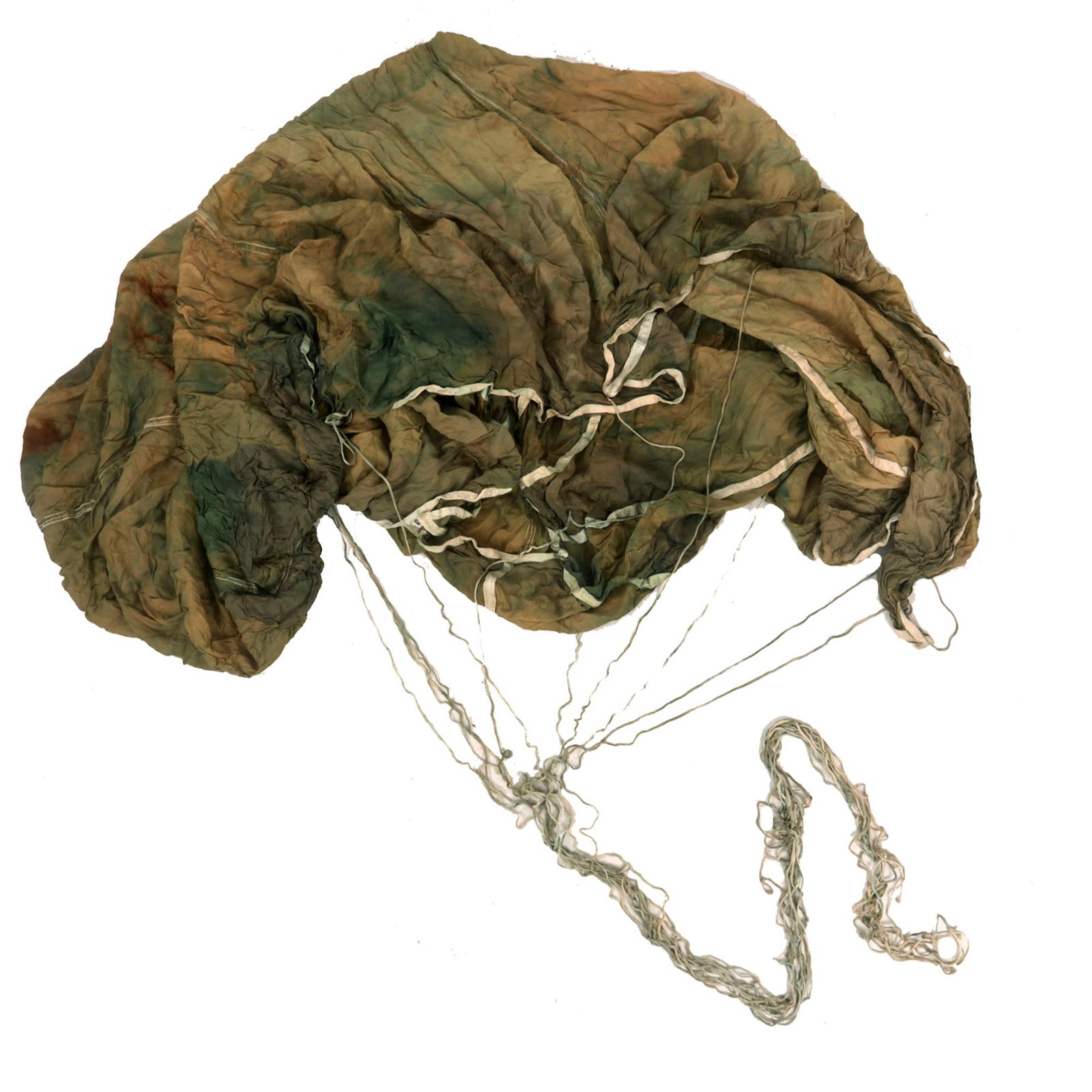 Buy Original German WWII Luftwaffe Flare Parachute Camouflage Parachute Canopy | Original Firearms Antique For Sale