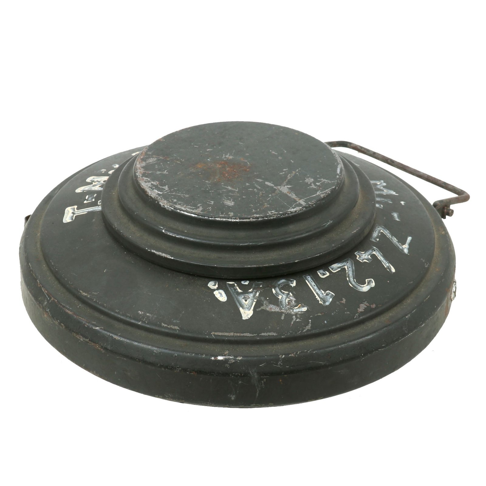 Buy Original U.S. WWII German Anti-Tank Tellermine T.Mi.42 Training Mine - Inert | Original Firearms Antique For Sale