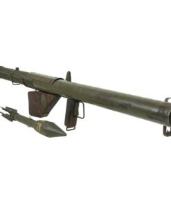 Buy Original U.S. WWII 1943 M1A1 Bazooka 2.36 inch Anti-Tank Rocket Launcher Serial 153877 with M6A3 HEAT Rocket - Inert | Original Firearms Antique For Sale
