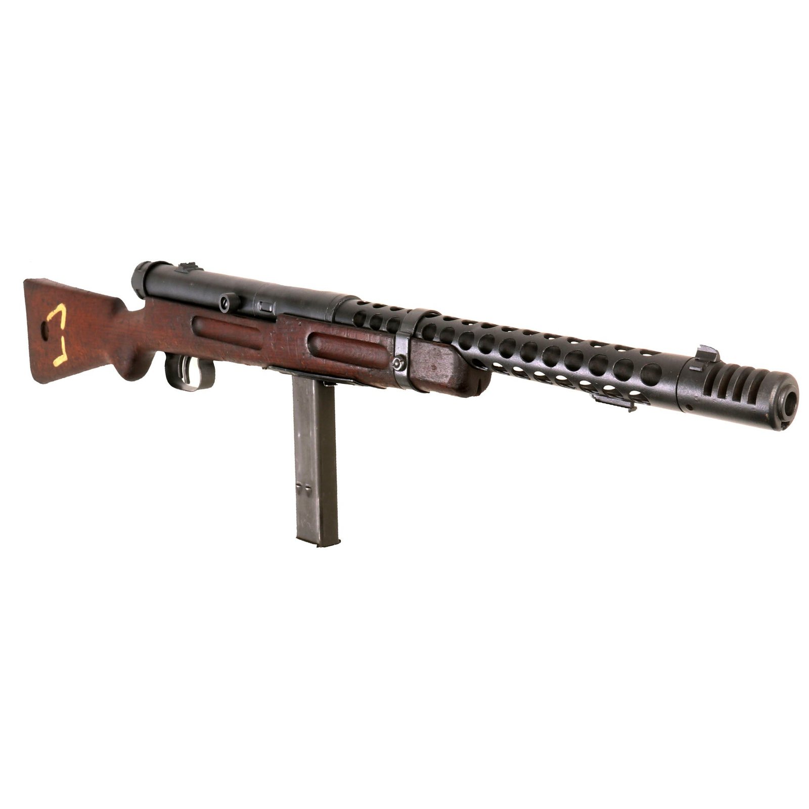 Buy Original WWII Italian Beretta MP38A SMG with Ventilated Barrel Jacket, Bayonet Lug & Display Magazine | Original Firearms Antique For Sale