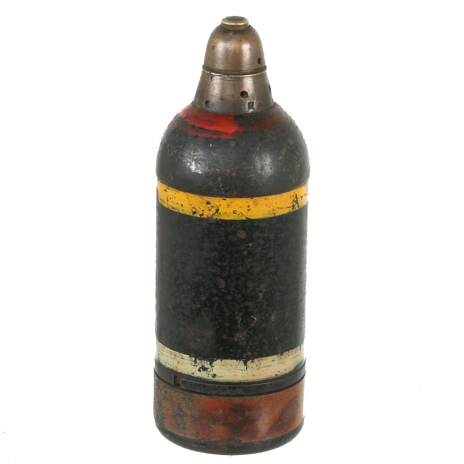 Buy Original Japanese WWII Type 89 Knee Mortar 50mm Grenade Discharger Inert Round - Dated 1942 | Original Firearms Antique For Sale
