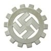 Buy Original German WWII DAF Labor Front Aluminum Wall Sign - Deutsche Arbeitsfront | Original Firearms Antique For Sale