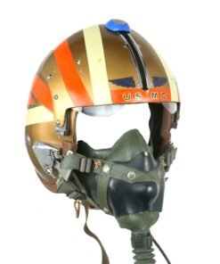 Buy Original U.S. Vietnam War Era USMC APH-5 Flight Helmet with Oxygen Mask & Adjustable Visor | Original Firearms Antique For Sale