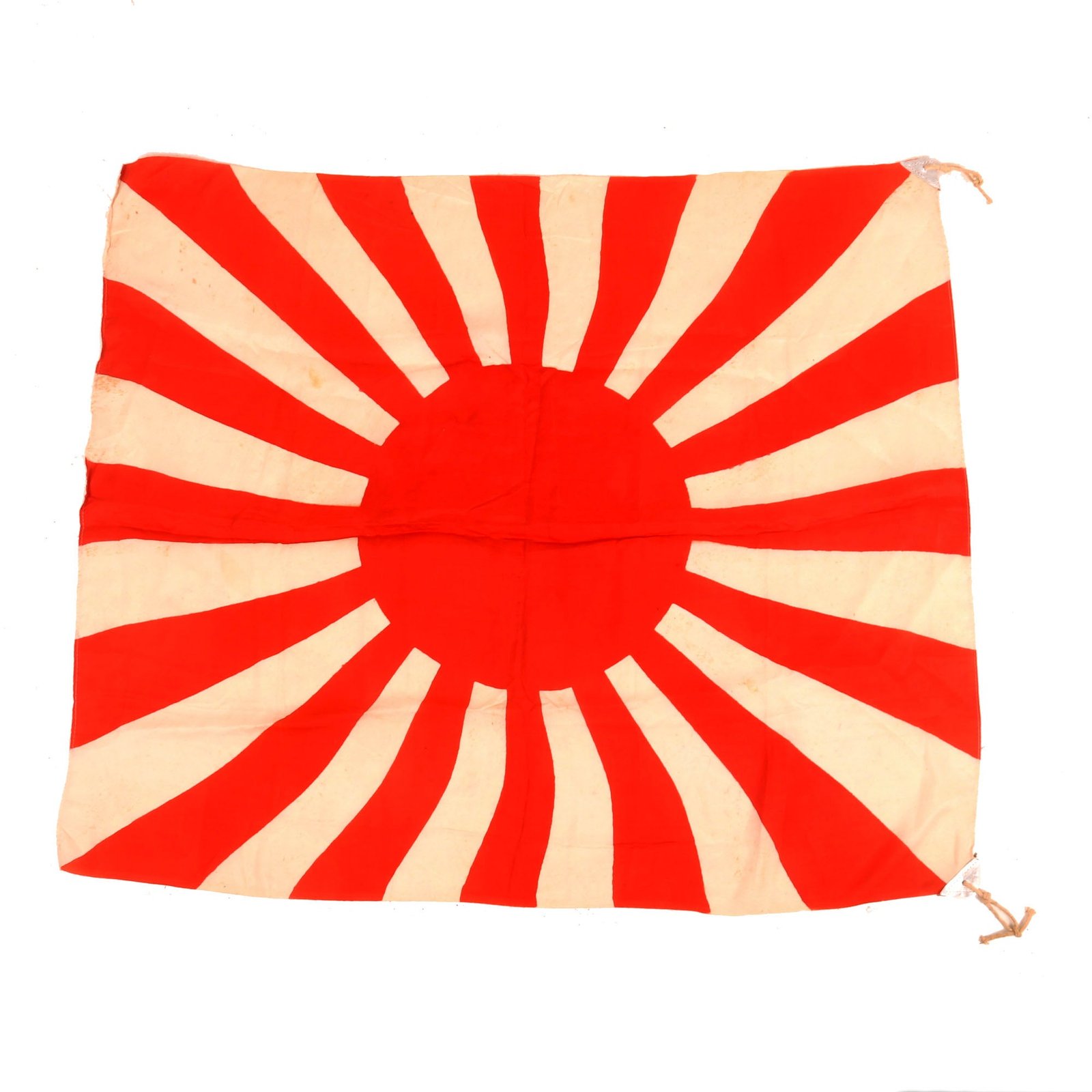 Buy Original WWII Imperial Japanese Rising Sun Army War Flag with Corner Reinforcements - 29 x 34” | Original Firearms Antique For Sale