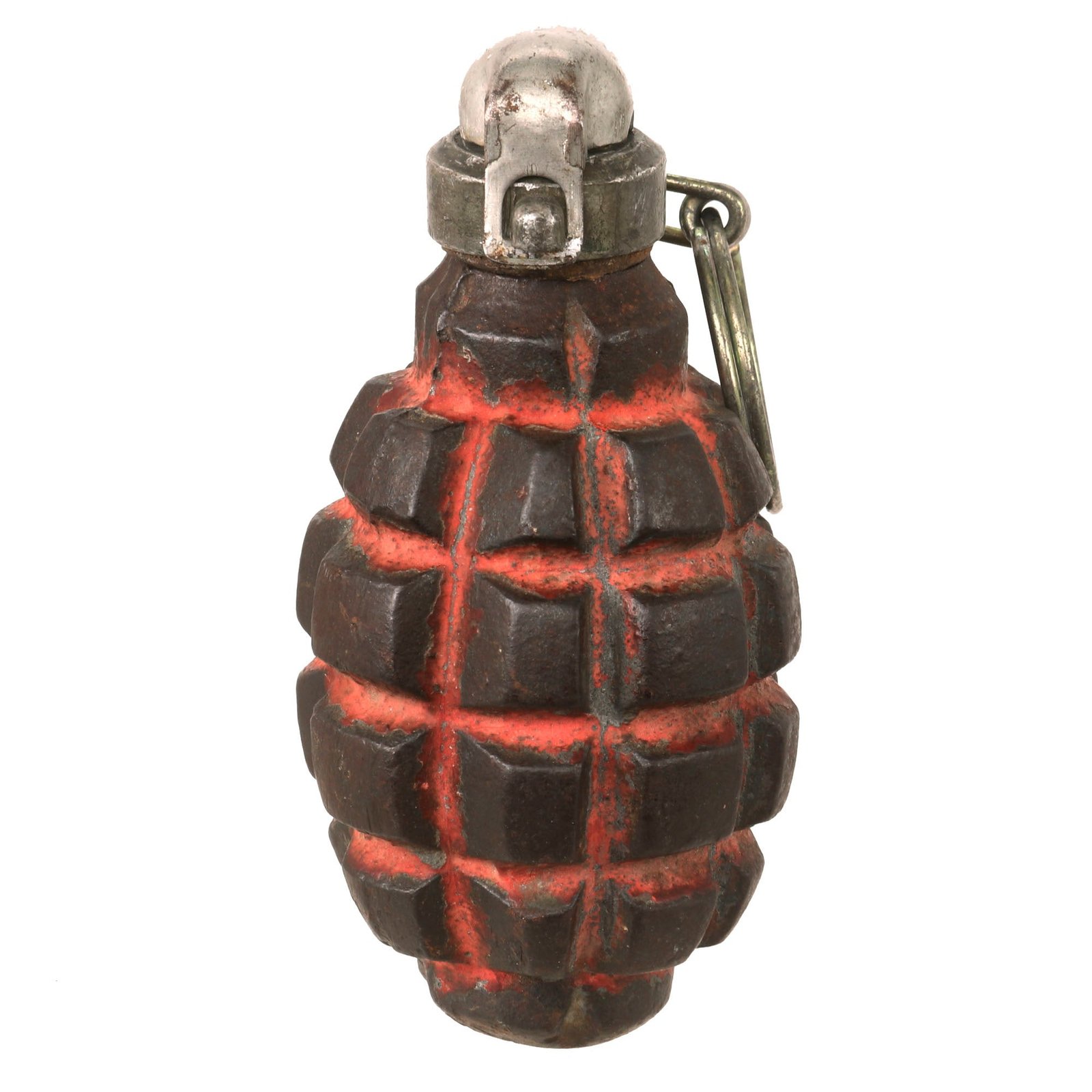Buy Original French WWI F1 Practice Hand Grenade with Billant Modèle 1916 Fuse - Inert | Original Firearms Antique For Sale