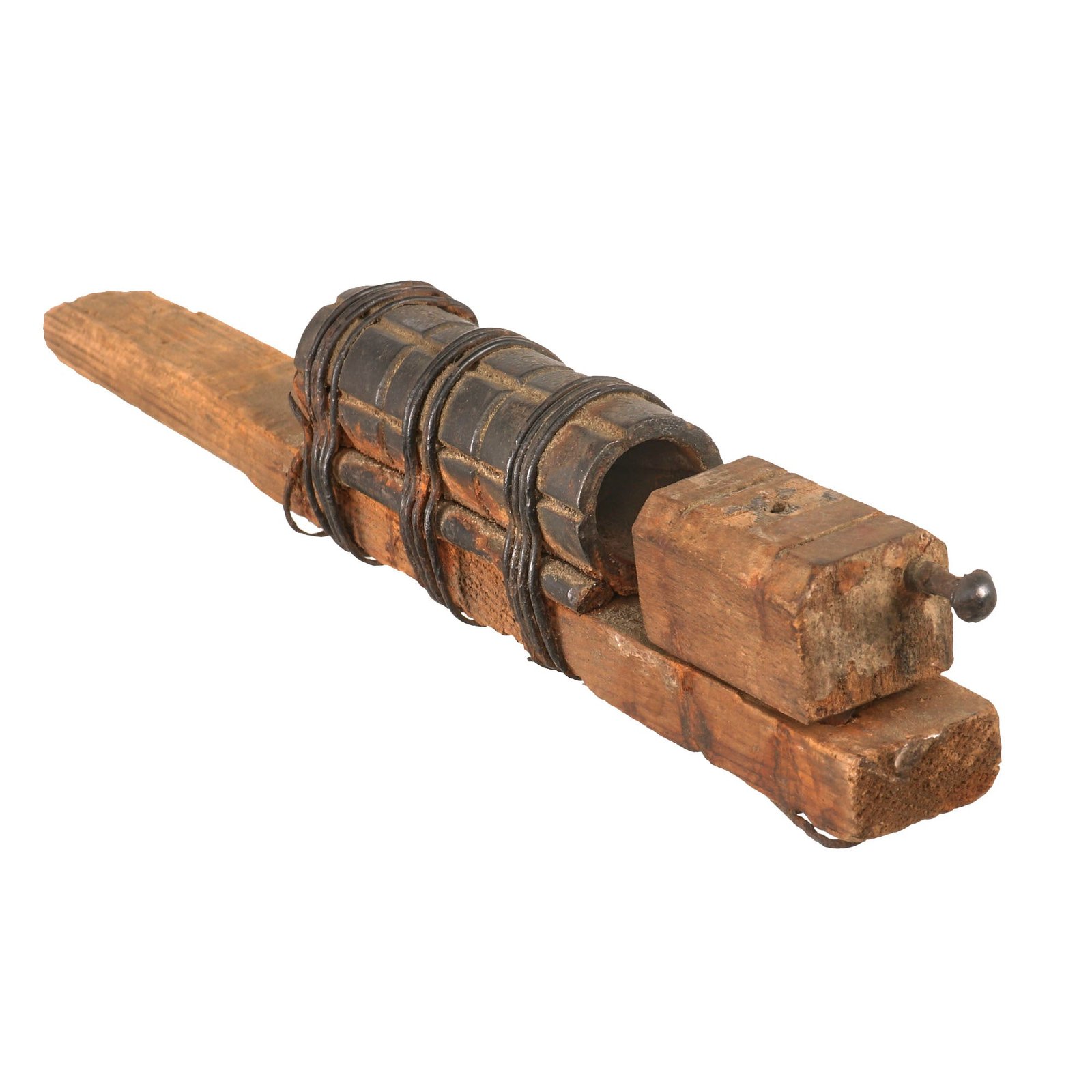 Buy Original French WWI Inert IIIrd Army Raquet Pétard “Hair Brush” Stick Fragmentation Grenade - Pétard de la IIIe Armée | Original Firearms Antique For Sale