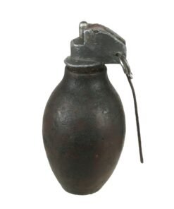 Buy Original Vietnam War NVA / VC North Vietnamese Oval Grenade with Fuze & Spoon - Inert | Original Firearms Antique For Sale