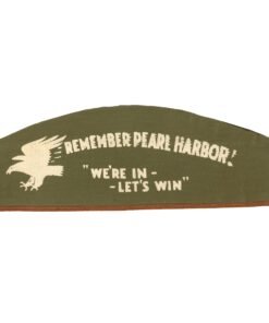 Buy Original U.S. WWII “Remember Pearl Harbor” Homefront Advertisement Fold Hat for Murray’s Men’s Shop | Original Firearms Antique For Sale