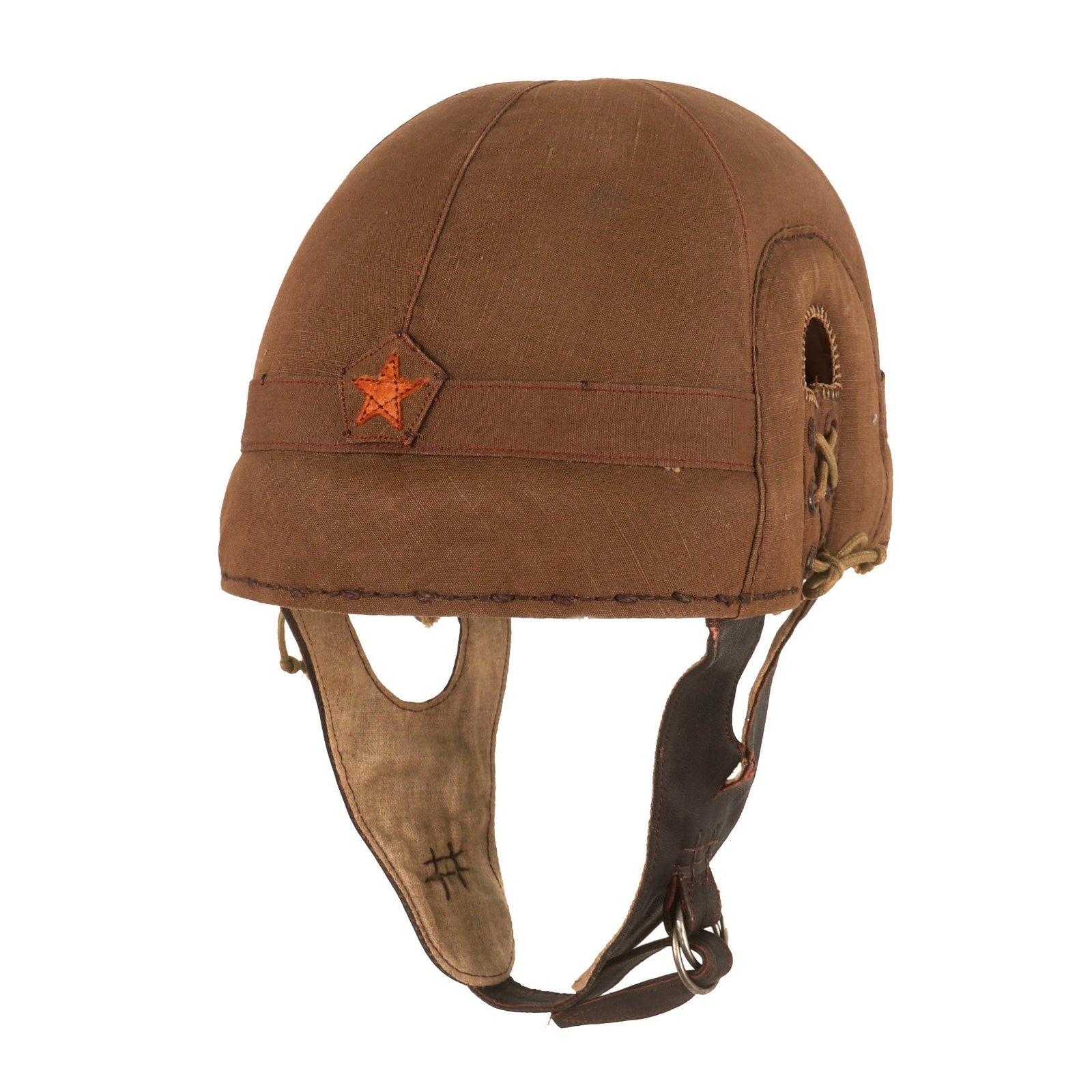 Buy Original Japanese WWII Imperial Japanese Army Tanker Helmet with Markings - Dated 1944 | Original Firearms Antique For Sale