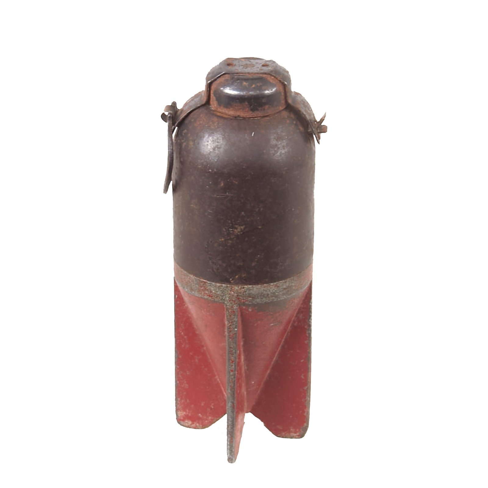 Buy Original Italian WWII "Red Devil" 45mm Brixia Model 35 Mortar Bomb - Inert | Original Firearms Antique For Sale