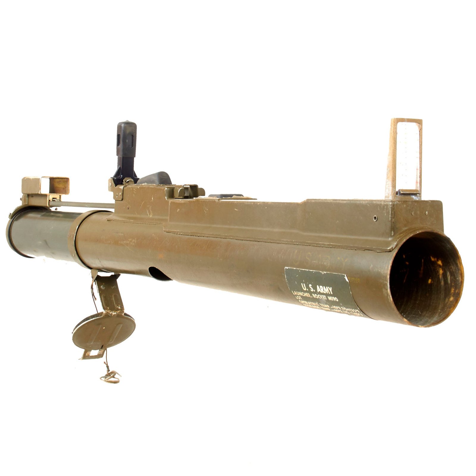 Original U.S. Vietnam War M72 Light Anti-Armor Weapon “LAW” Tube Converted to M190 Subcaliber Trainer - With M73 Insert