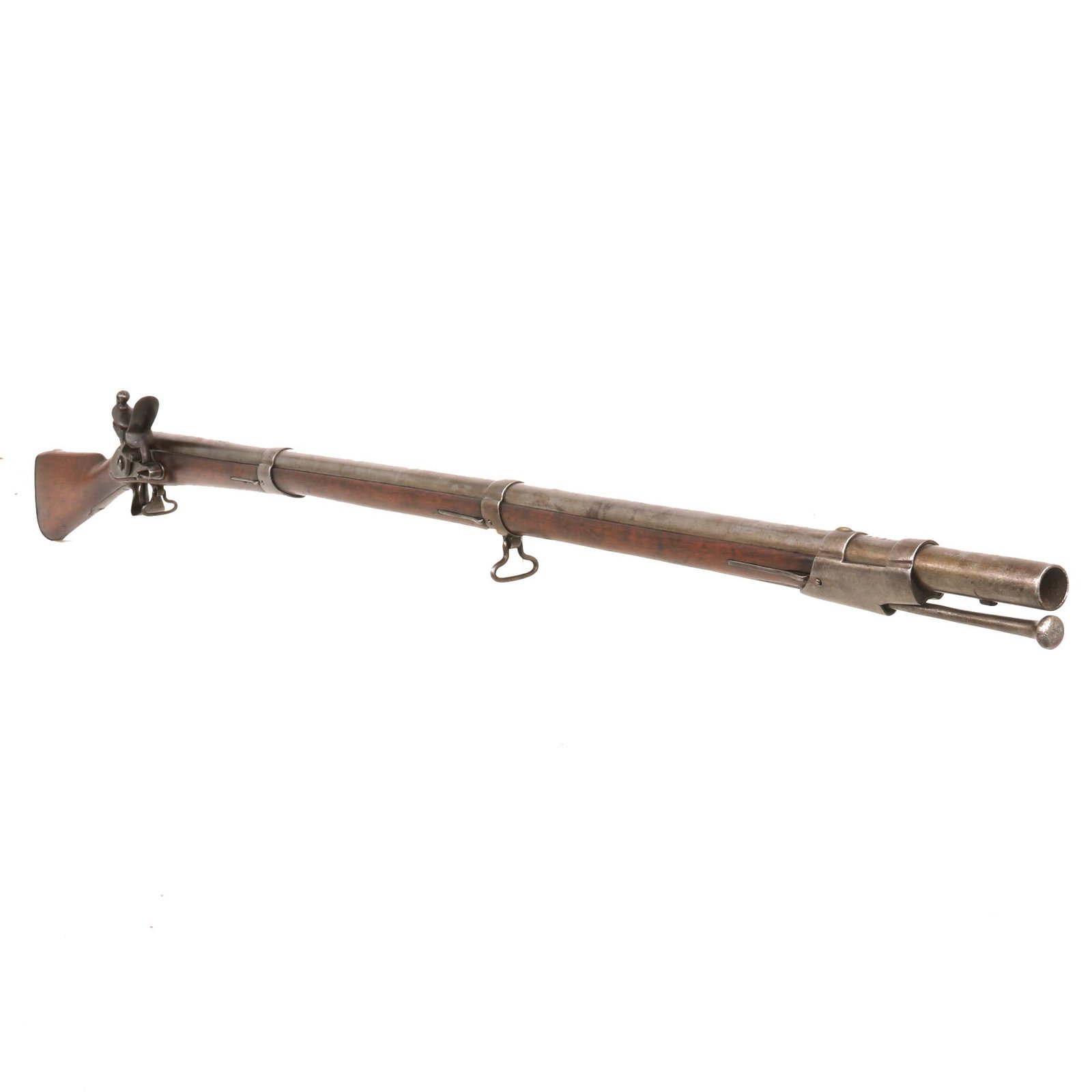 Buy Original Rare War of 1812 U.S. Model 1808 Contract Flintlock Musket with Correct Barrel Markings - Circa 1810 | Original Firearms Antique For Sale