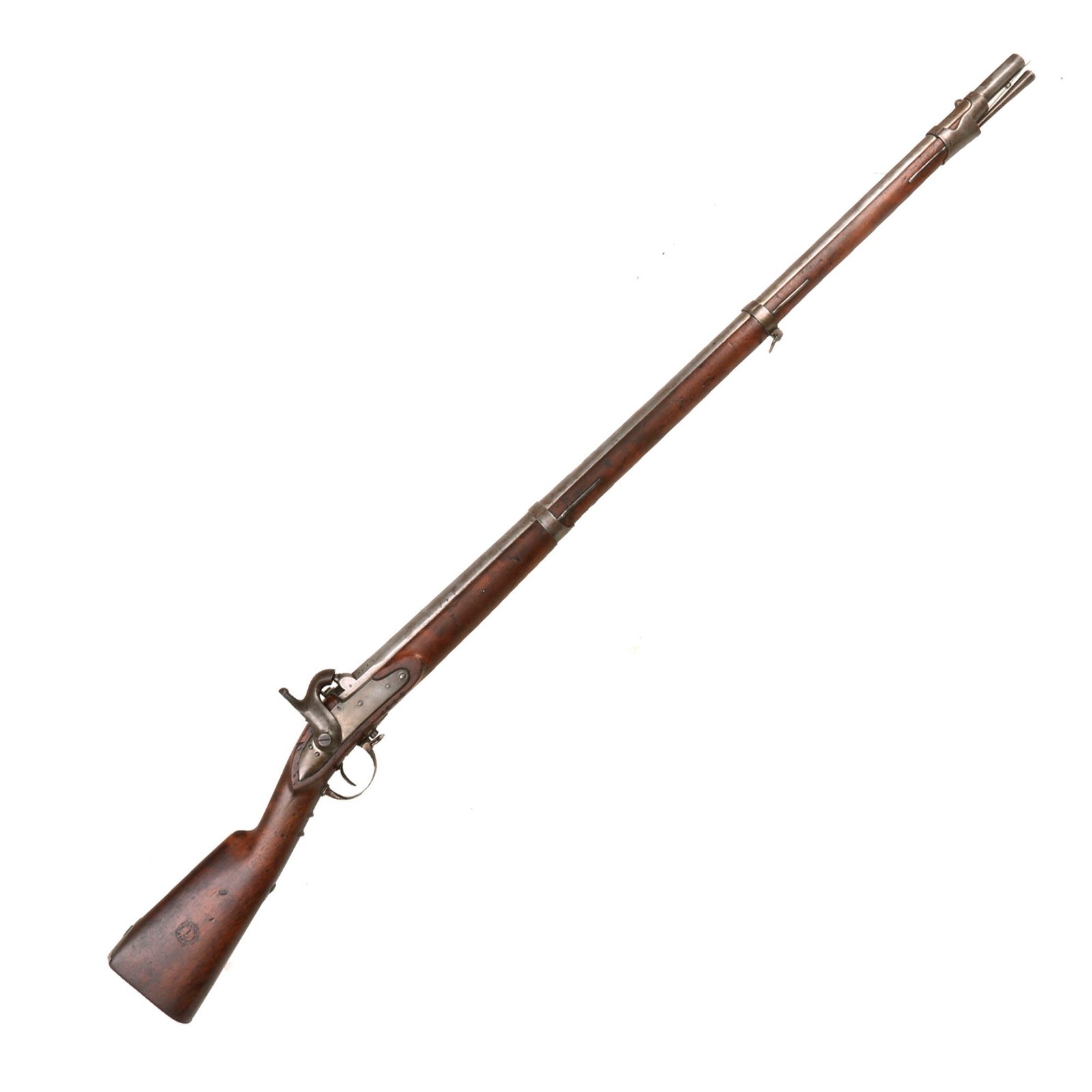 Buy Original U.S. Civil War Era Belgian M-1844/60 Piedmontese Rifled Musket by Auguste Francotte of Liège | Original Firearms Antique For Sale