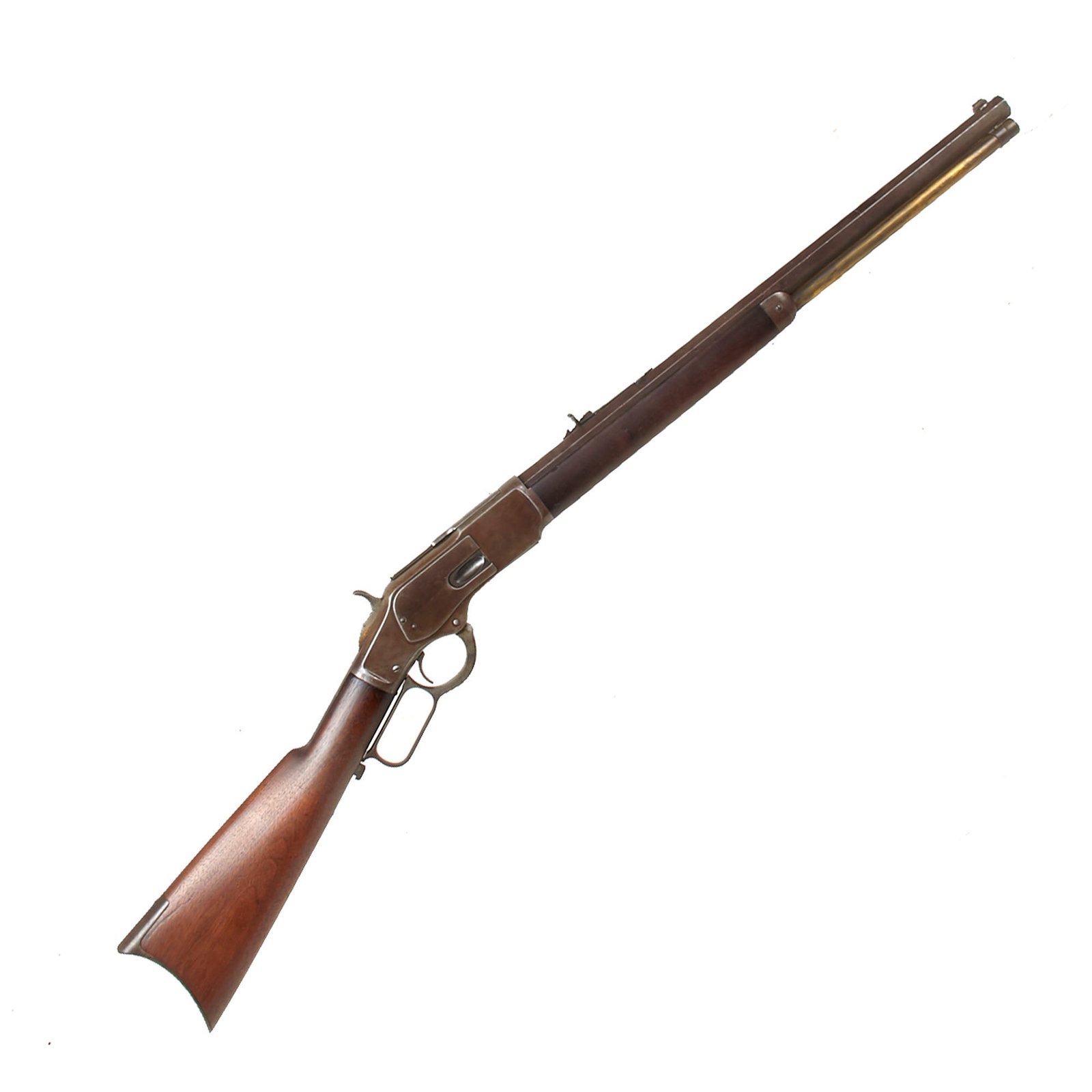 Buy Original U.S. Winchester Model 1873 .44-40 Repeating Rifle with Shortened 21" Octagonal Barrel Made in 1887 - Serial 226040B | Original Firearms Antique For Sale