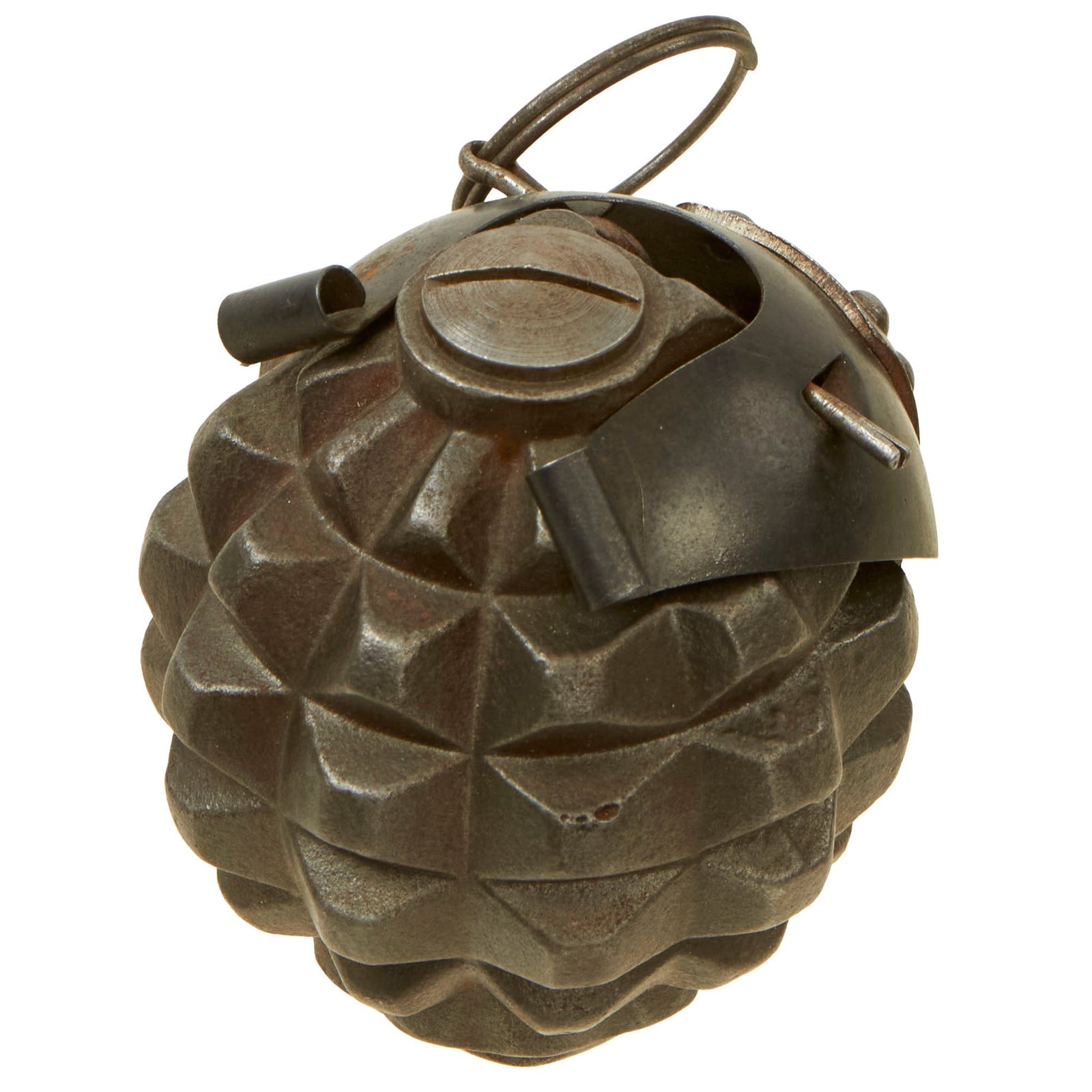 Buy Original U.S. WWI Incredibly Rare Shinkle Hand Grenade - Inert | Original Firearms Antique For Sale