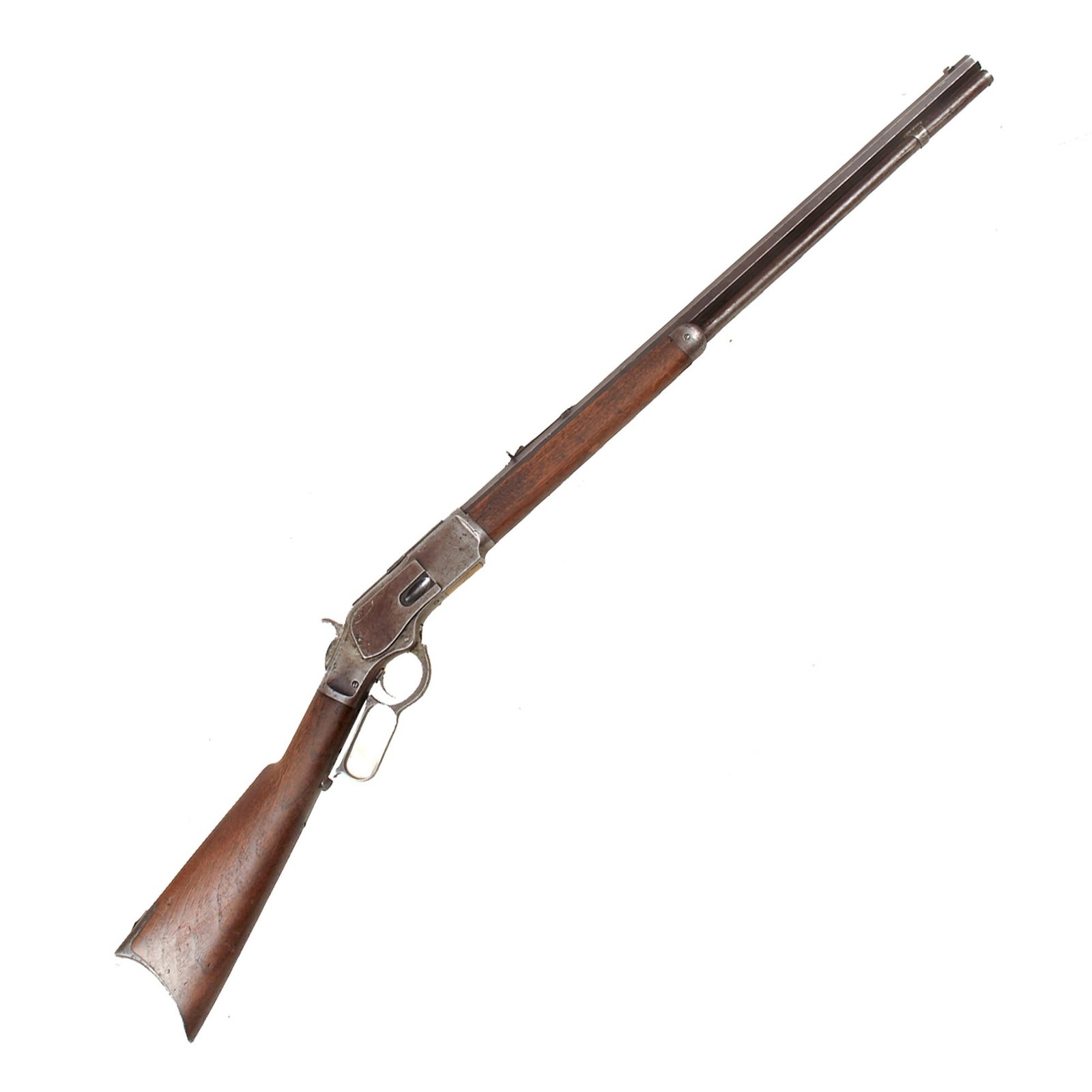 Buy Original U.S. Winchester Model 1873 .44-40 Repeating Rifle with Special Order 26" Octagonal Barrel Made in 1886 - Serial 217536B | Original Firearms Antique For Sale