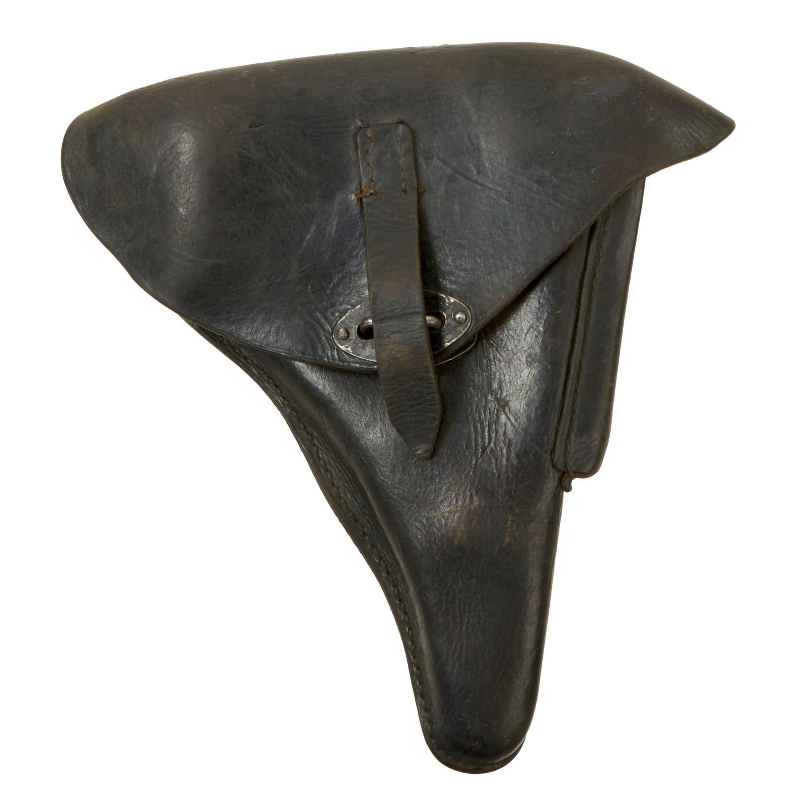 Buy Original German WWII Service-Used Walther P.38 Black Leather Hardshell Holster | Original Firearms Antique For Sale