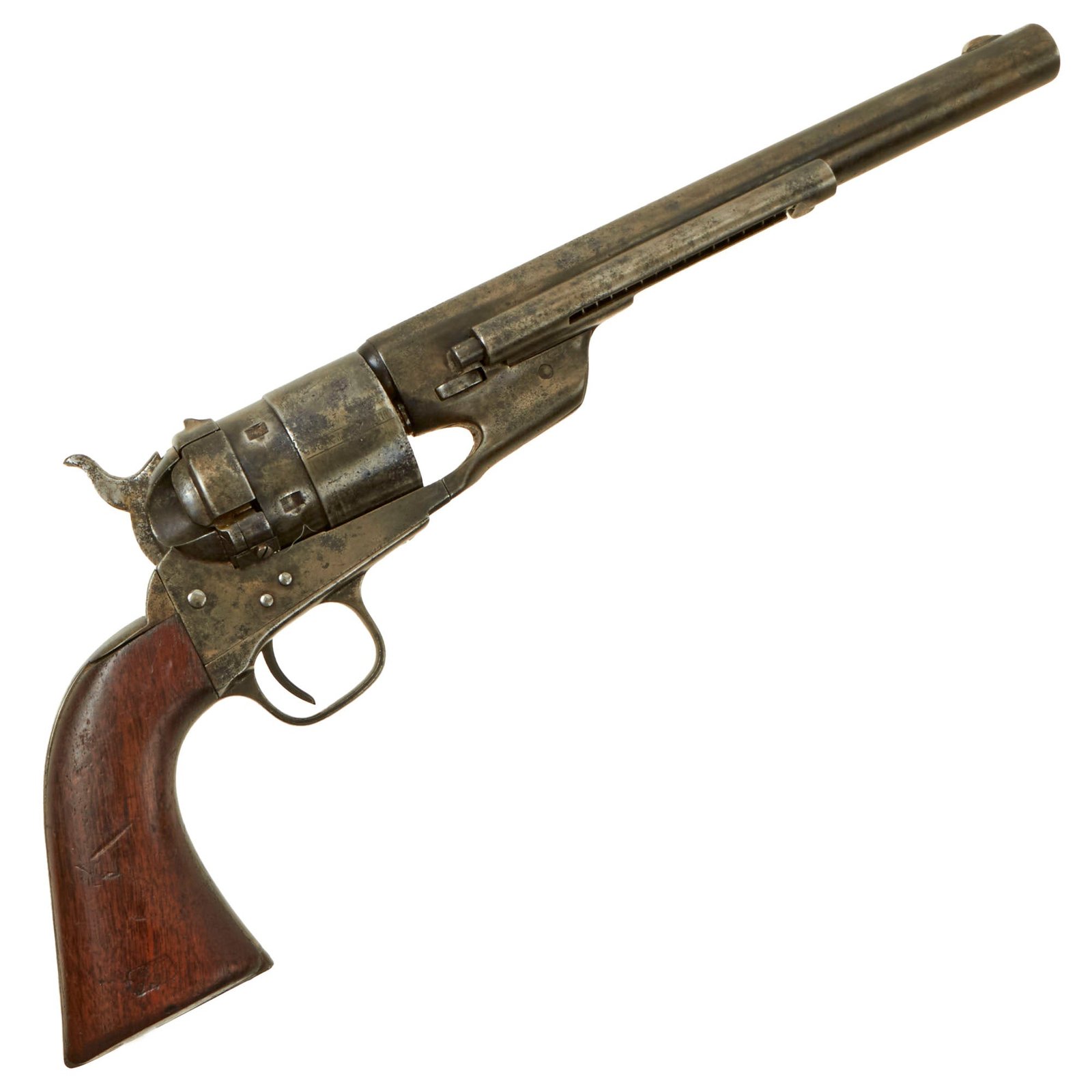 Buy Original U.S. Indian Wars Era Colt Model 1860 Army .45 Richards Centerfire Cartridge Conversion Revolver - Serial 5120 | Original Firearms Antique For Sale