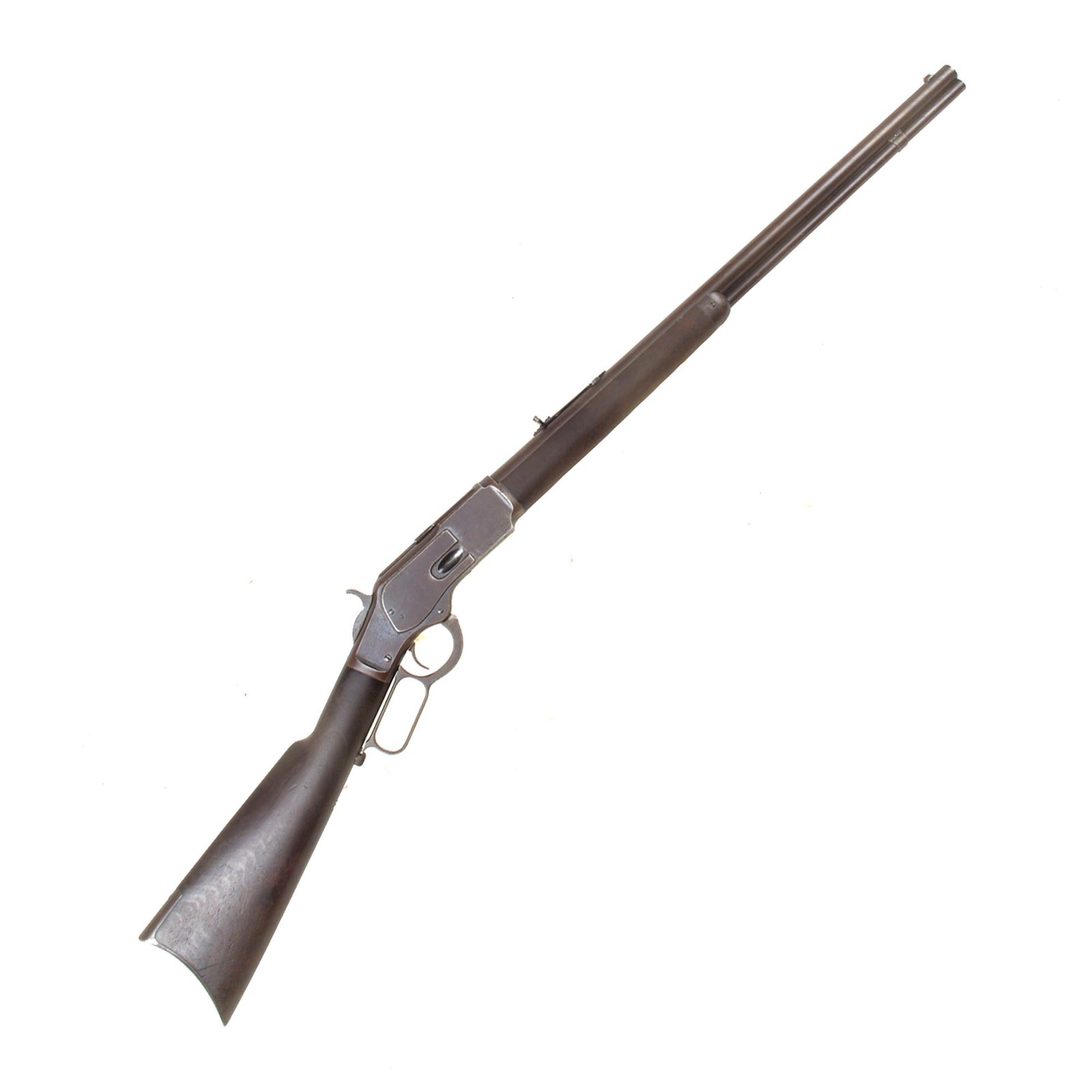 Buy Original U.S. Winchester Model 1873 .32-20 Repeating Rifle with Round Barrel Made in 1889 - Serial 321682B | Original Firearms Antique For Sale