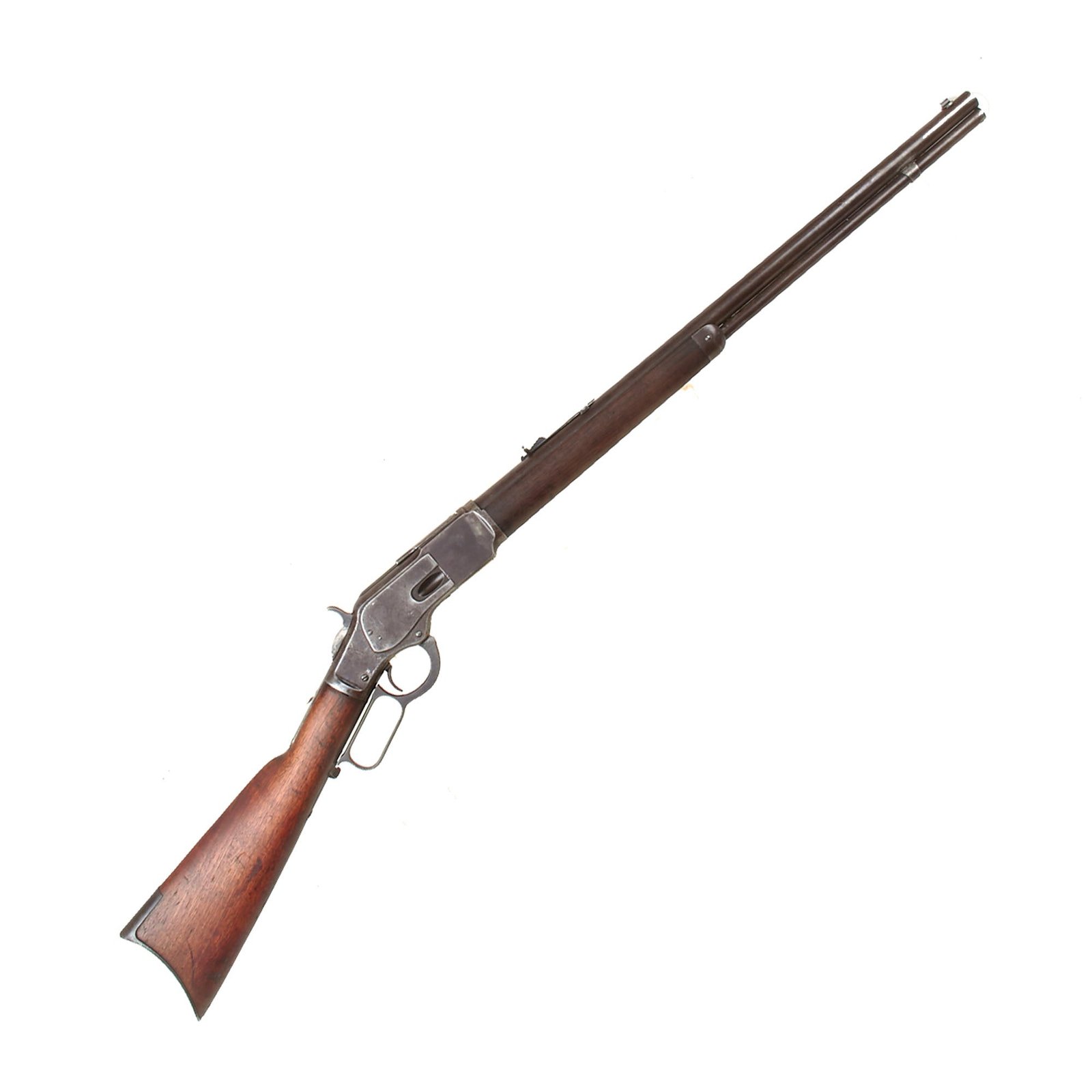 Buy Original U.S. Winchester Model 1873 .32-20 Repeating Rifle with Round Barrel Made in 1884 - Serial 171855A | Original Firearms Antique For Sale