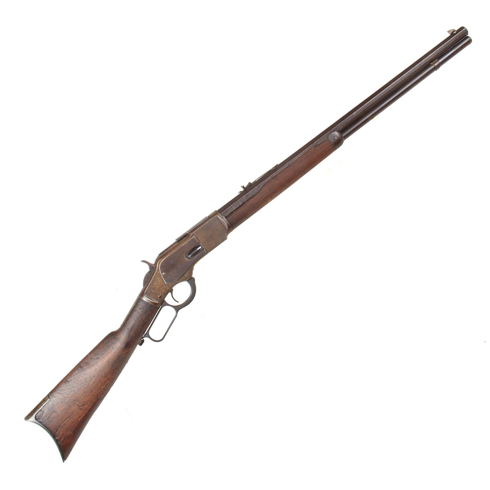 Original U.S. Winchester Model 1873 .44-40 Repeating Rifle with Octagonal Barrel Made in 1889 - Serial 317450B