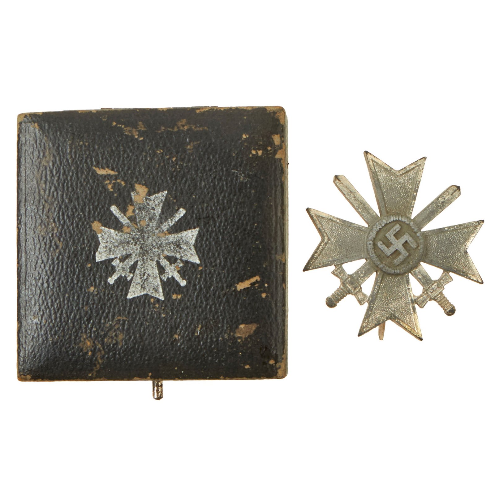 Buy Original German WWII Cased War Merit Cross KvK 1st Class with Swords by Wilhelm Deumer of Lüdenscheid | Original Firearms Antique For Sale