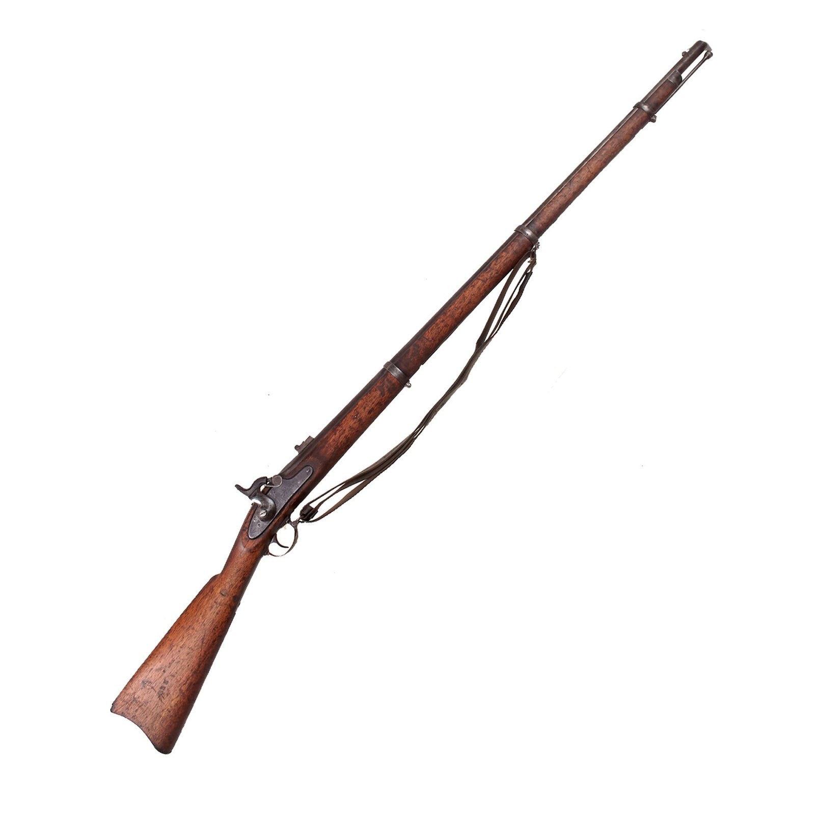 Buy Original U.S. Civil War Springfield Model 1861 "Colt Special" Rifled Musket with Watervliet Arsenal Sling - dated 1862 | Original Firearms Antique For Sale
