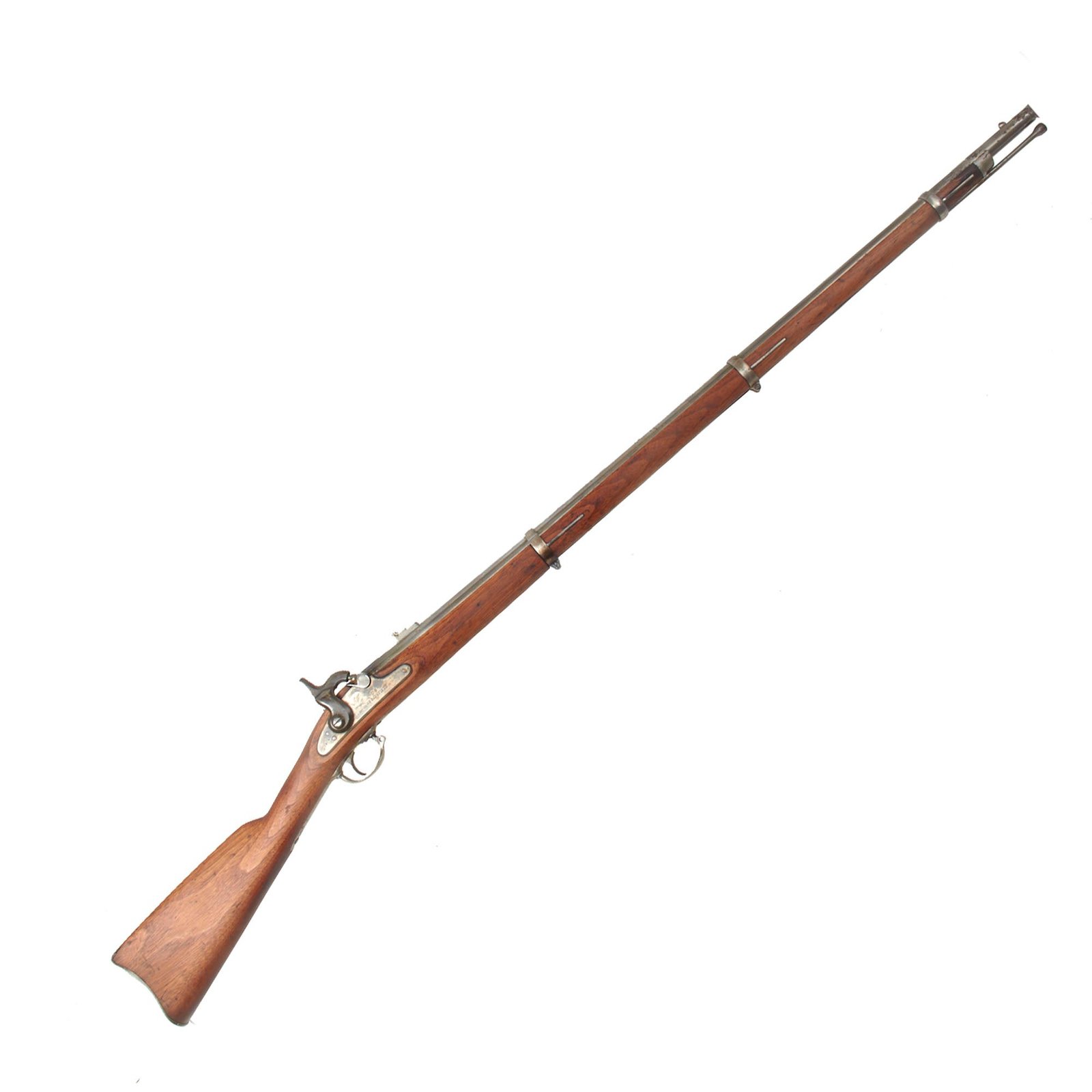 Buy Original U.S. Civil War Springfield Model 1863 Transitional Type Rifled Musket by Springfield Armory - dated 1864 | Original Firearms Antique For Sale