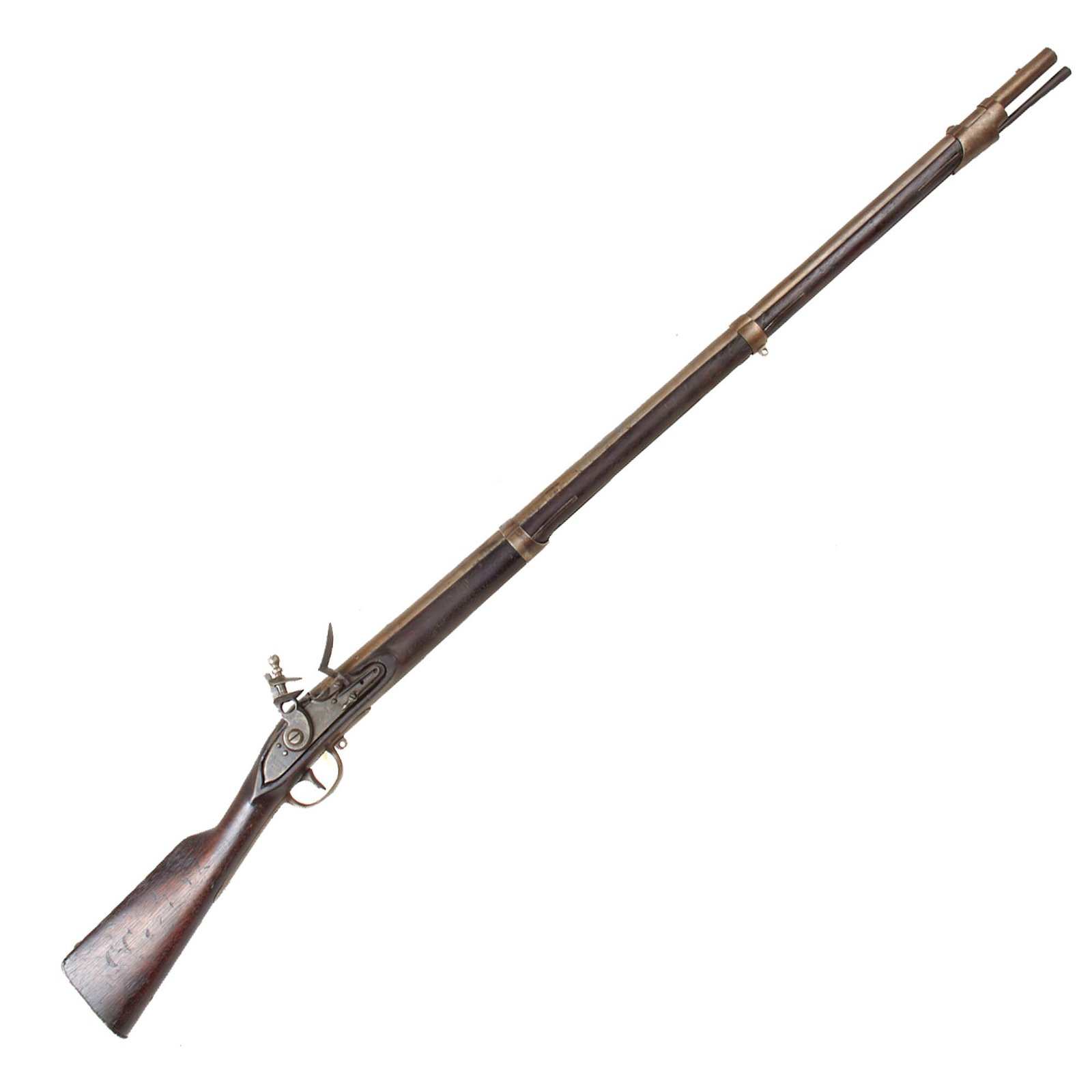 Original U.S. Springfield Model 1816 Flintlock Musket by Harpers Ferry Dated 1817 - Unconverted