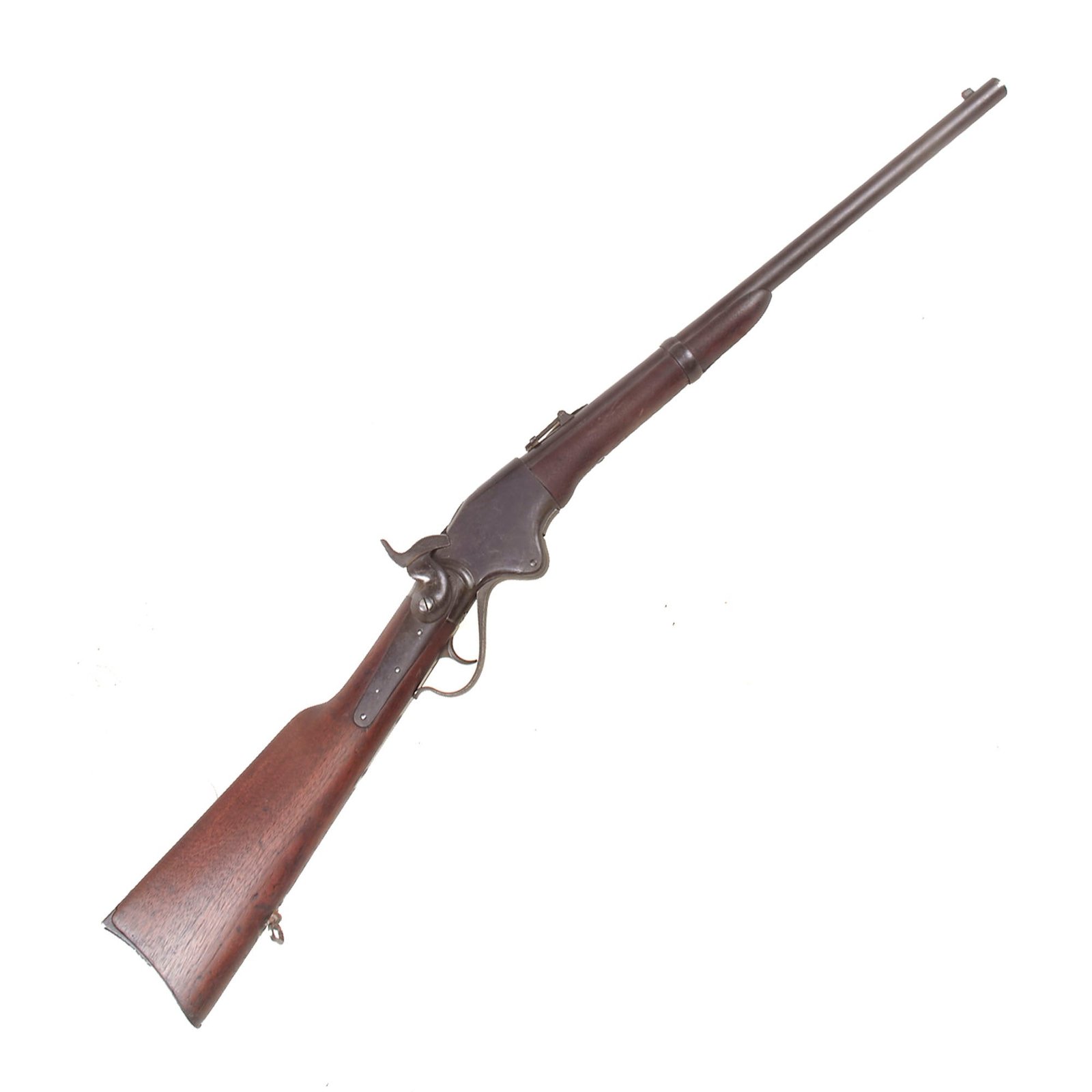 Buy Original U.S. Civil War Model 1860 Spencer Repeating Saddle Ring Carbine Serial Number 45786 - Circa 1864 | Original Firearms Antique For Sale